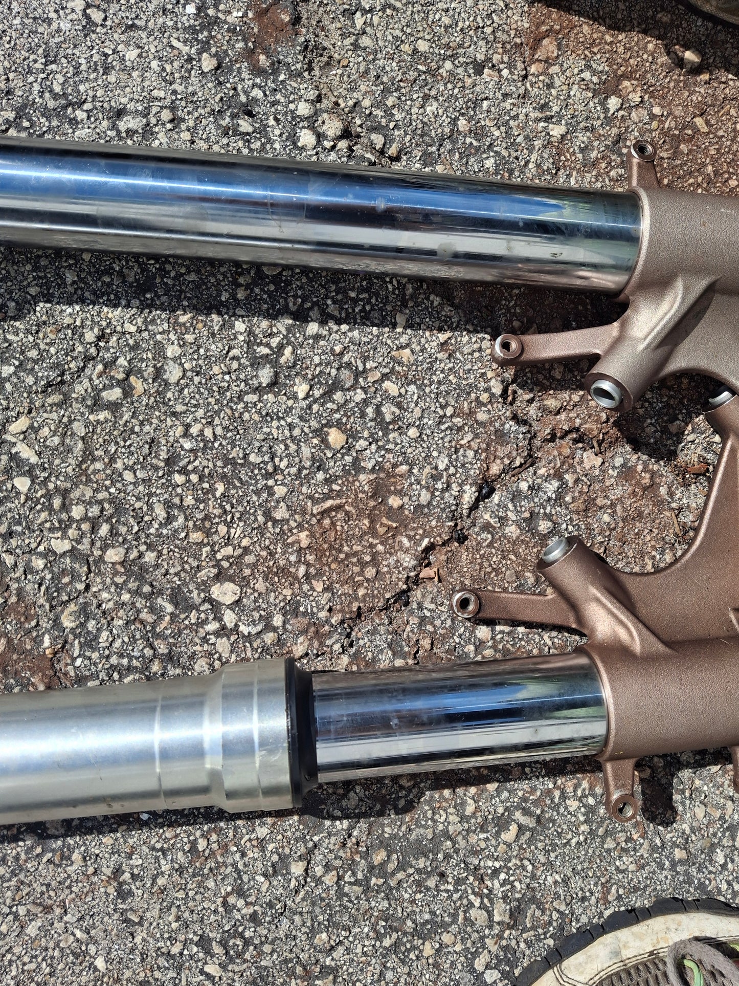 04-07 Honda CBR1000RR Forks R For Parts CBR 1000 Front End CBR1000 Suspension