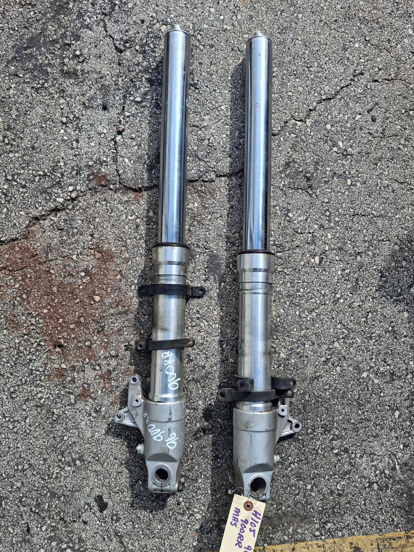 96 97 Honda CBR900RR Forks 900RR Front End Suspension MAS