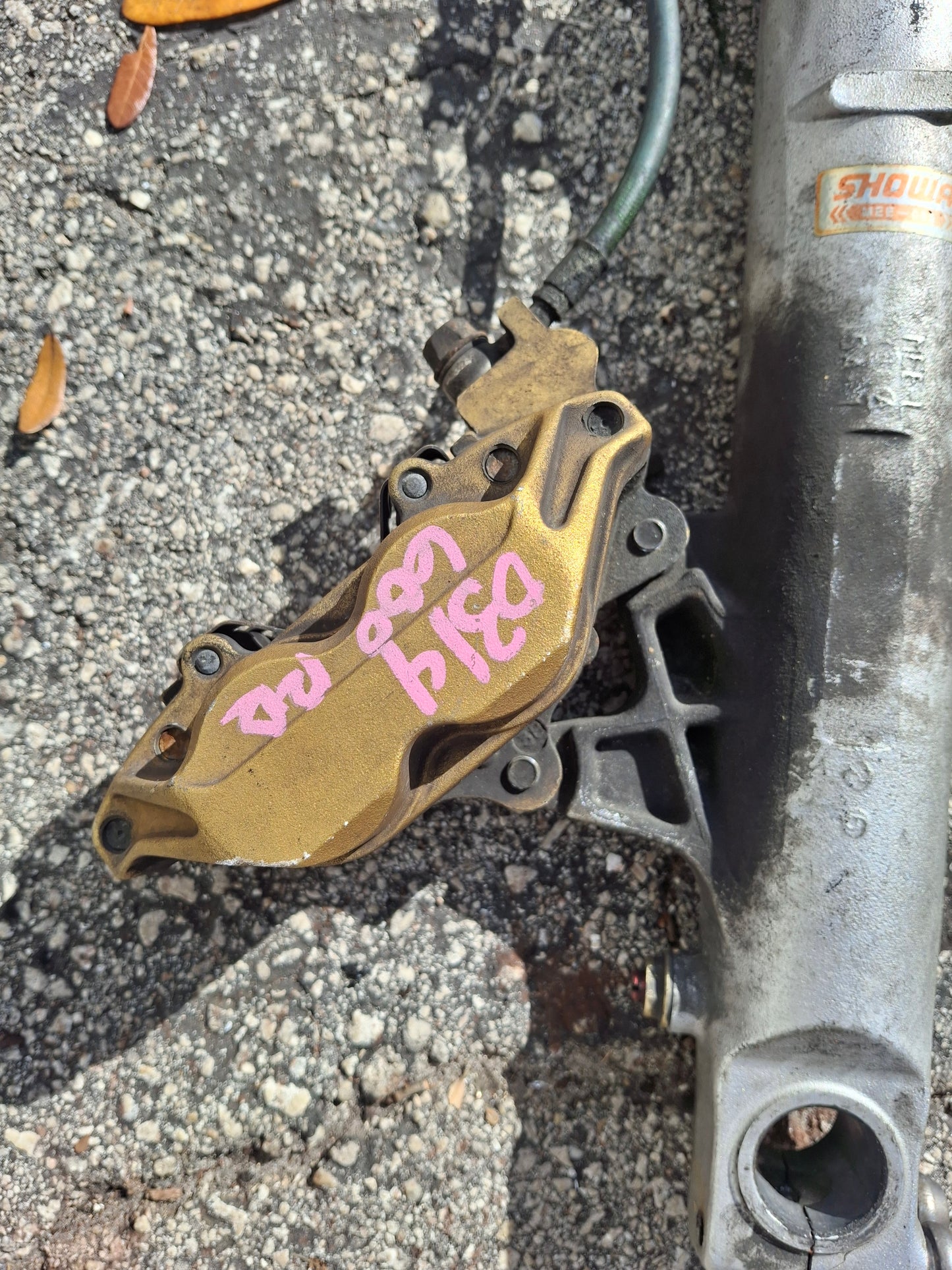 SOLD SOLD 03 04 Honda CBR600RR Forks 600RR Front End Calipers Lower Tree Suspension MEE