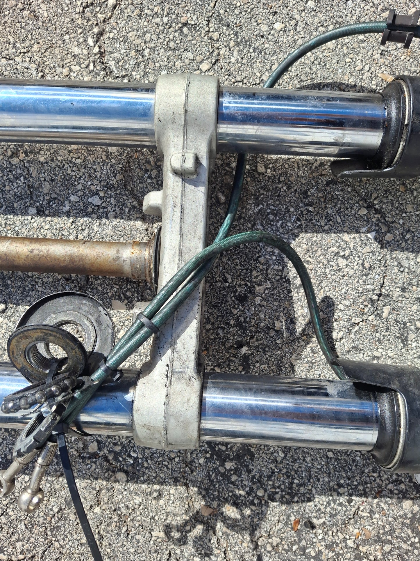 SOLD SOLD 03 04 Honda CBR600RR Forks 600RR Front End Calipers Lower Tree Suspension MEE