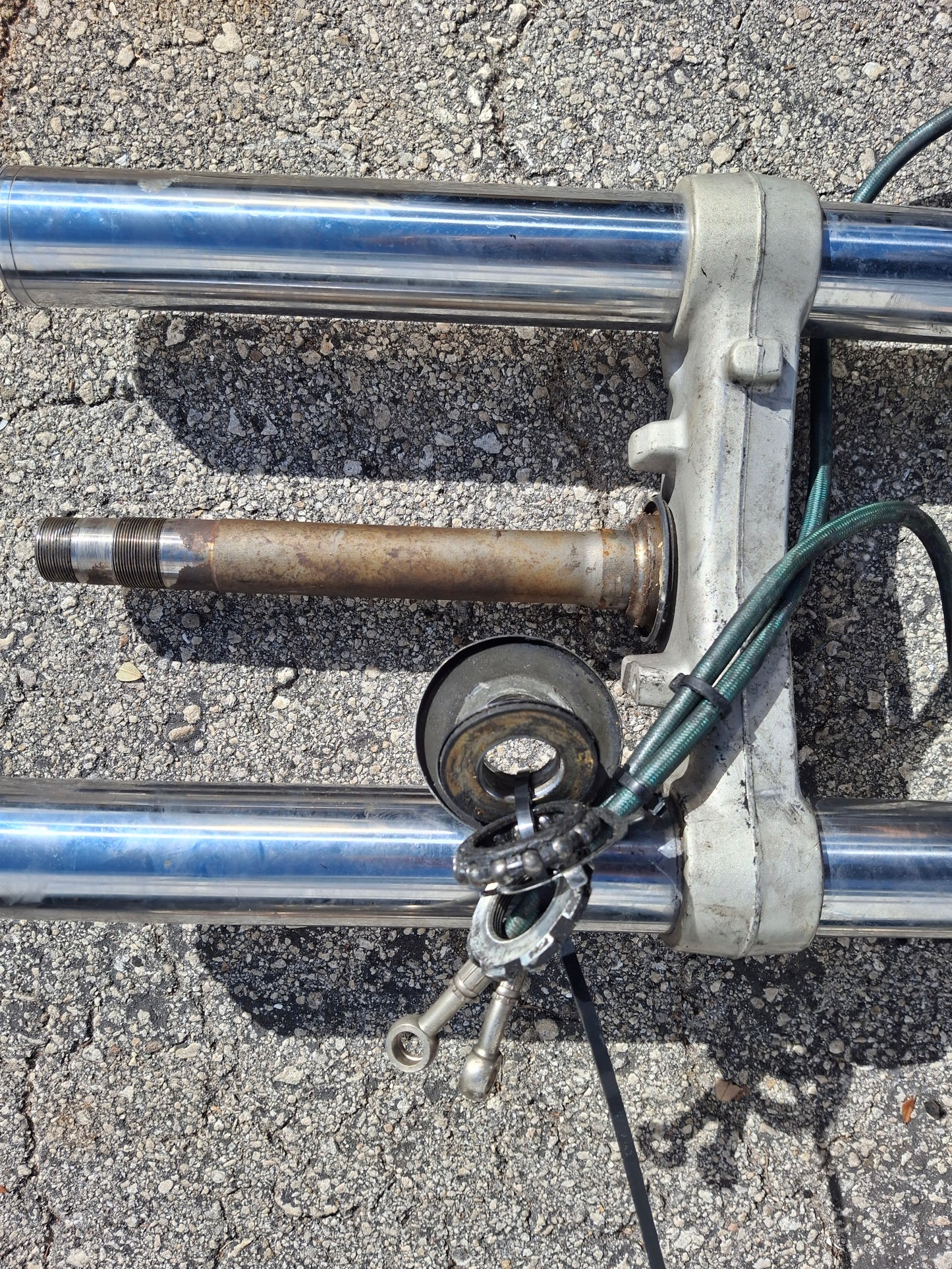 SOLD SOLD 03 04 Honda CBR600RR Forks 600RR Front End Calipers Lower Tree Suspension MEE