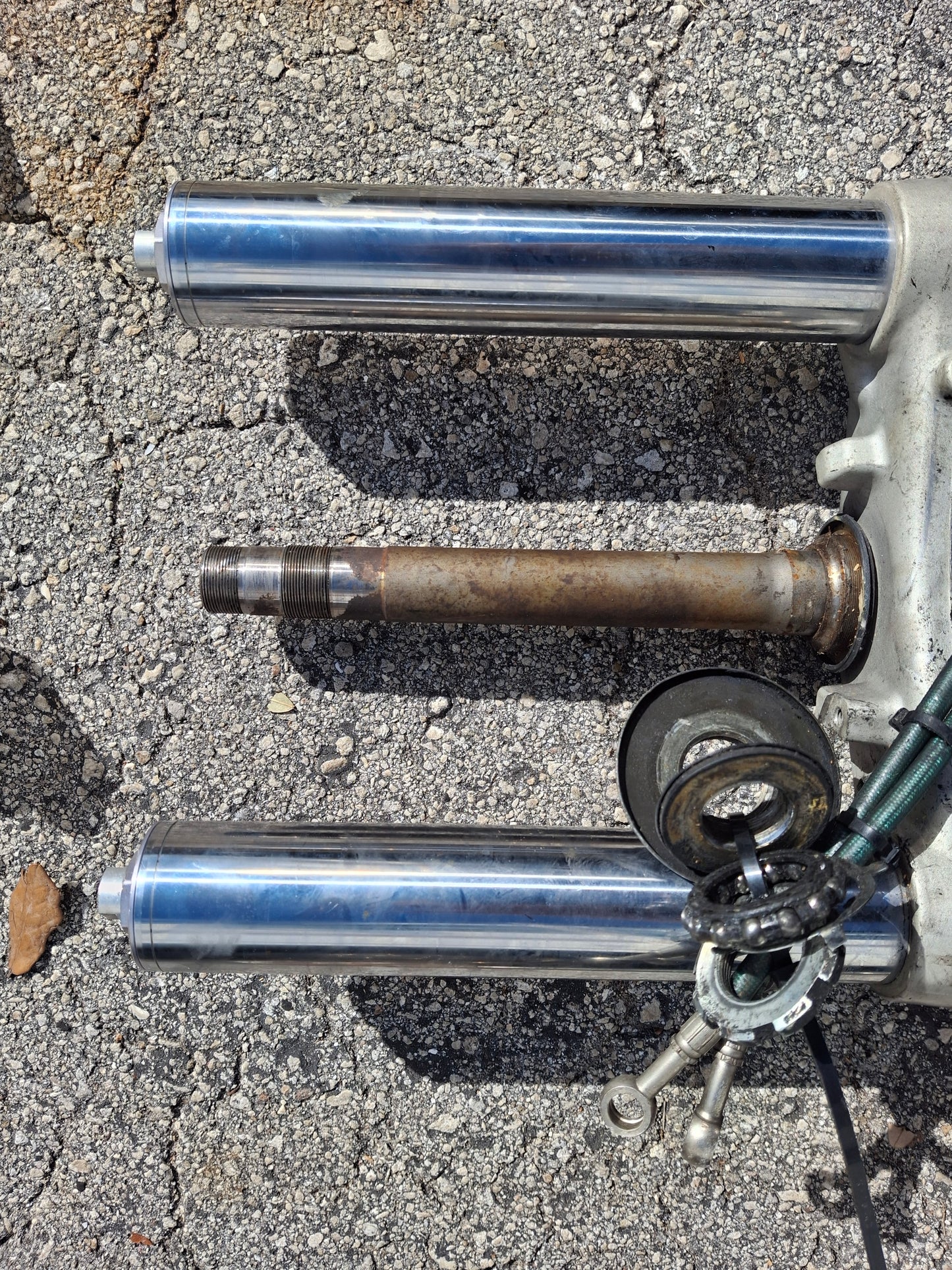 SOLD SOLD 03 04 Honda CBR600RR Forks 600RR Front End Calipers Lower Tree Suspension MEE