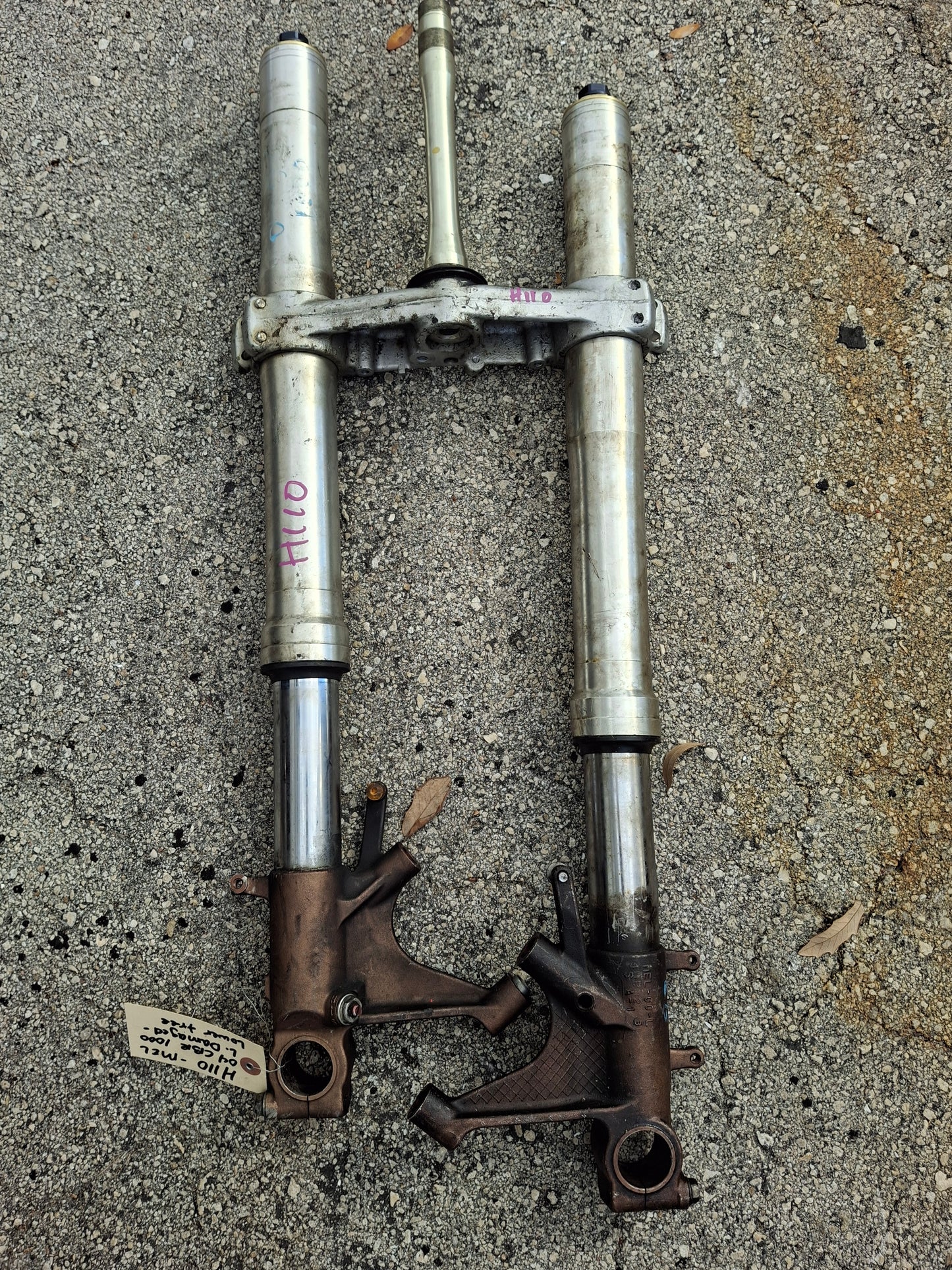 04-07 Honda CBR1000RR Forks CBR1000 Front end & Lower Tree Suspension MEL