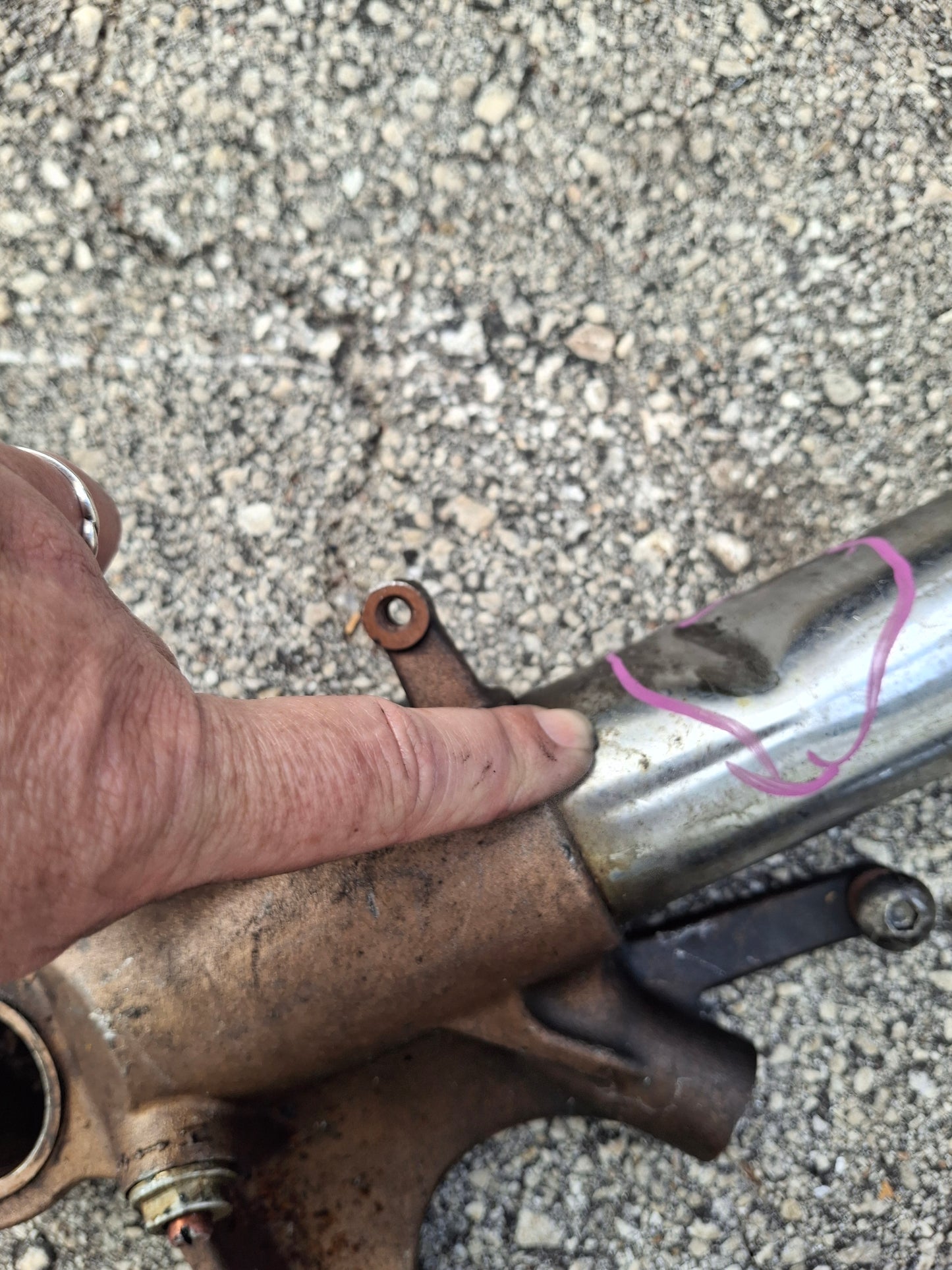 04-07 Honda CBR1000RR Forks CBR1000 Front end & Lower Tree Suspension MEL