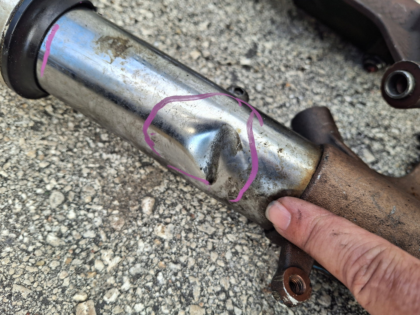 04-07 Honda CBR1000RR Forks CBR1000 Front end & Lower Tree Suspension MEL