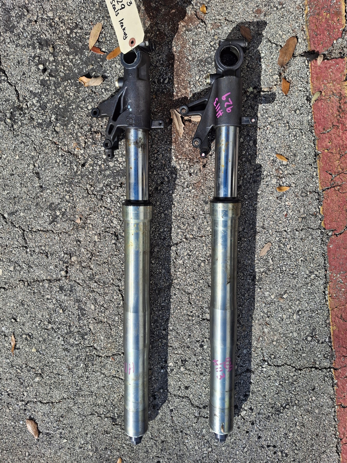 Honda CBR929RR 929 Front Forks Front End Lower Triple Tree Suspension 929RR MCJ