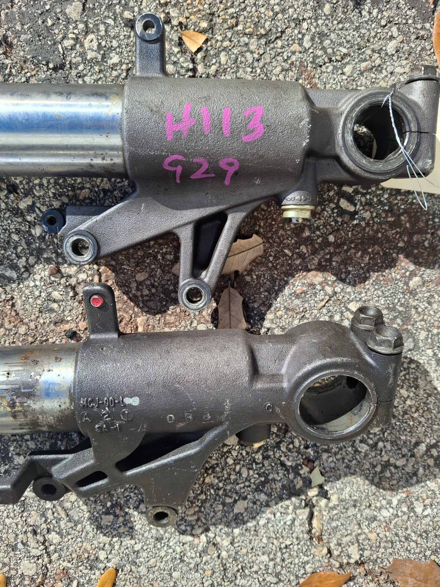 Honda CBR929RR 929 Front Forks Front End Lower Triple Tree Suspension 929RR MCJ
