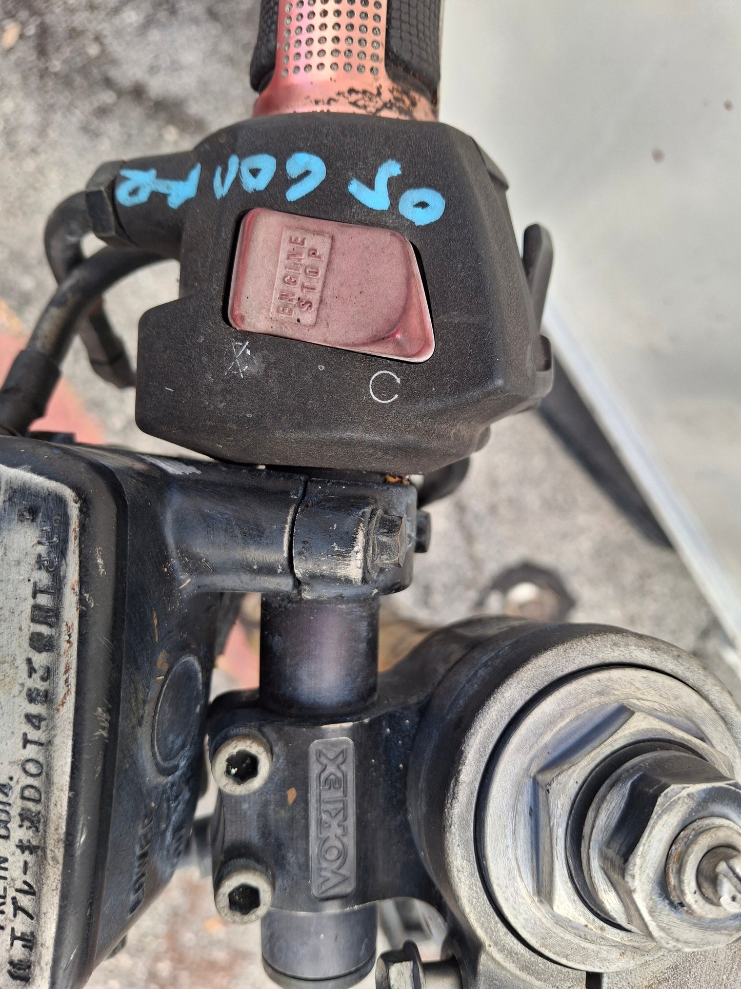 05 06 Honda CBR600RR Forks 600RR Front End Clip Ons Switches Triple Trees Calipers