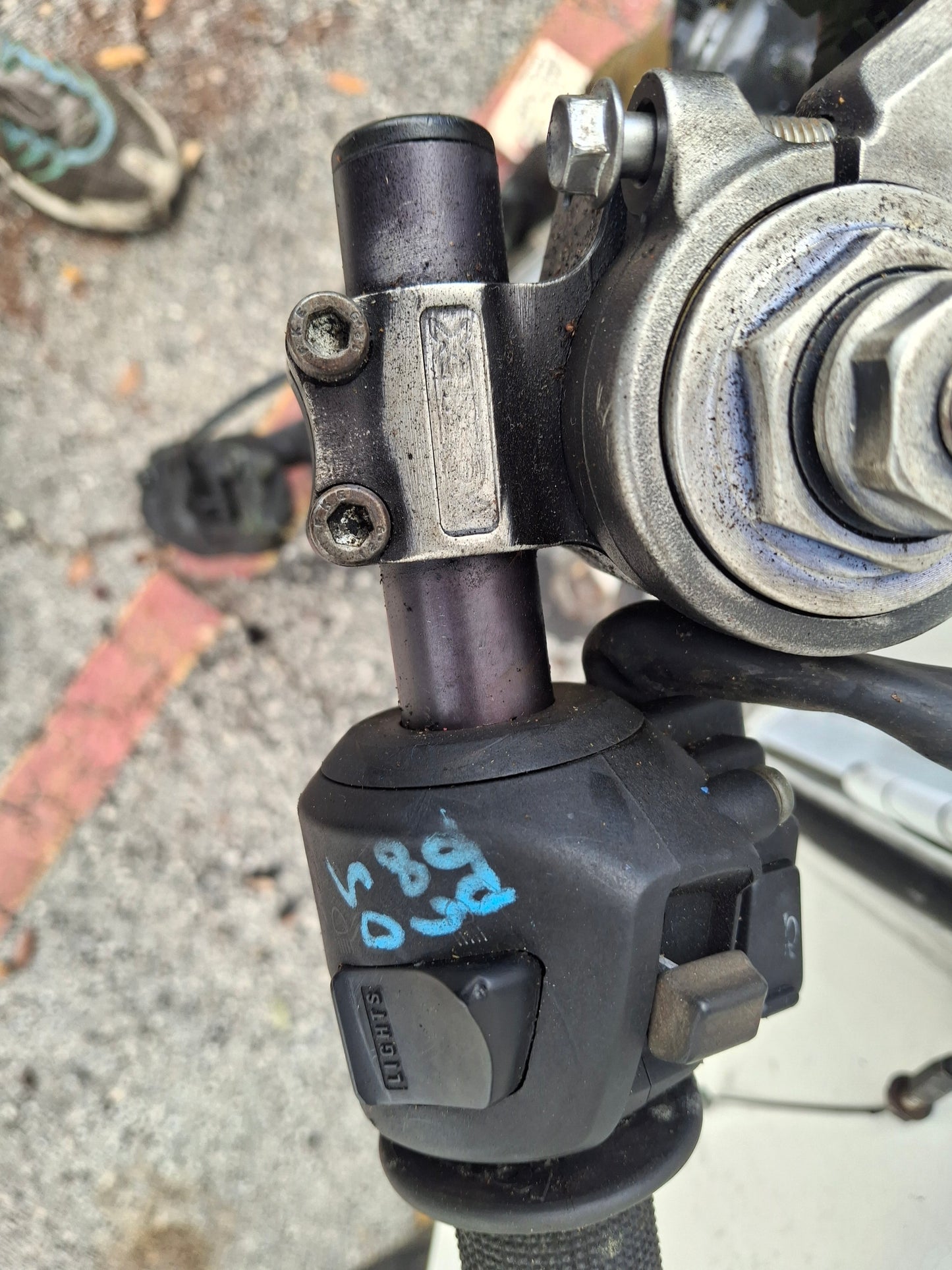 05 06 Honda CBR600RR Forks 600RR Front End Clip Ons Switches Triple Trees Calipers