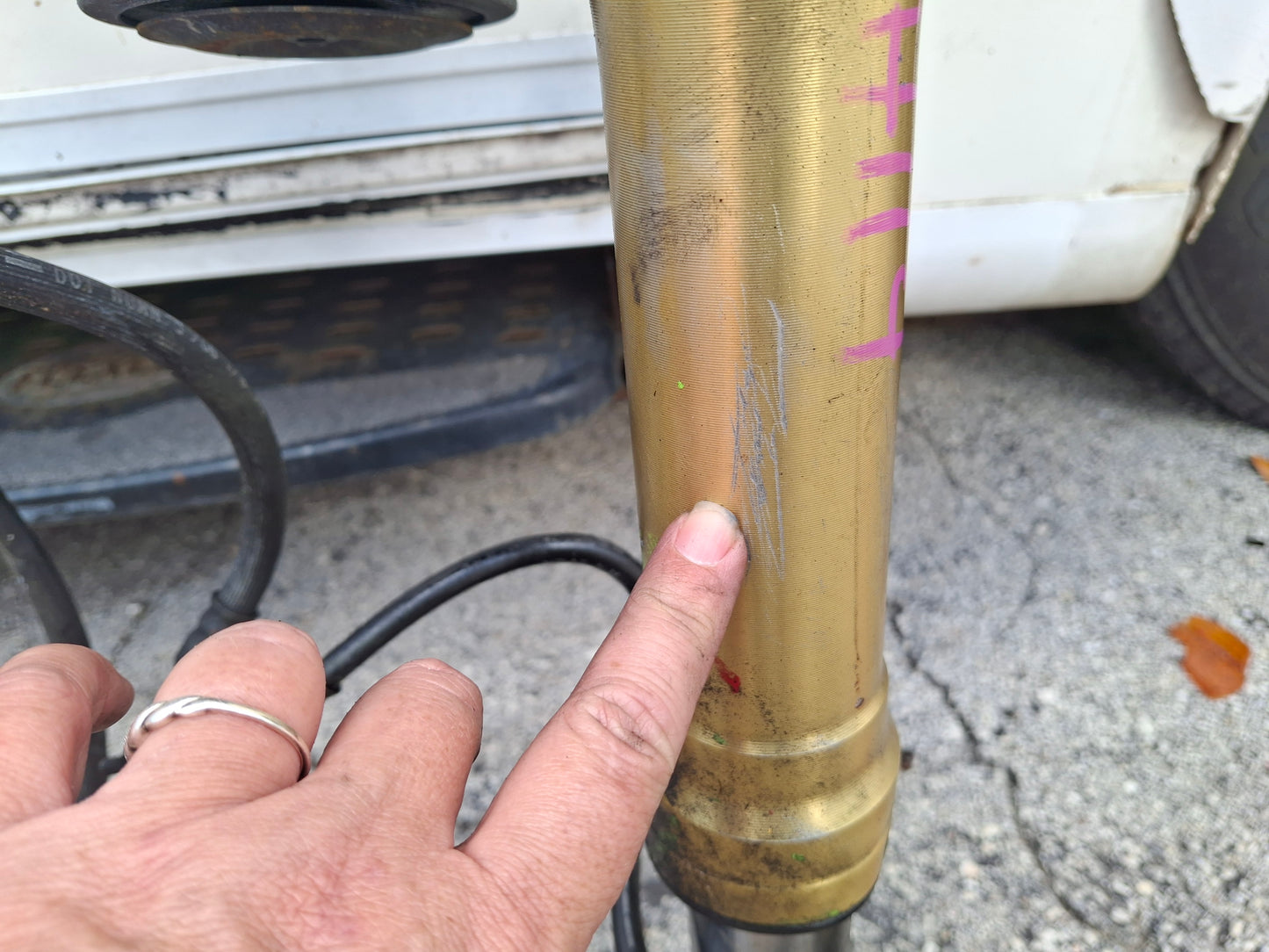 05 06 Honda CBR600RR Forks 600RR Front End Clip Ons Switches Triple Trees Calipers