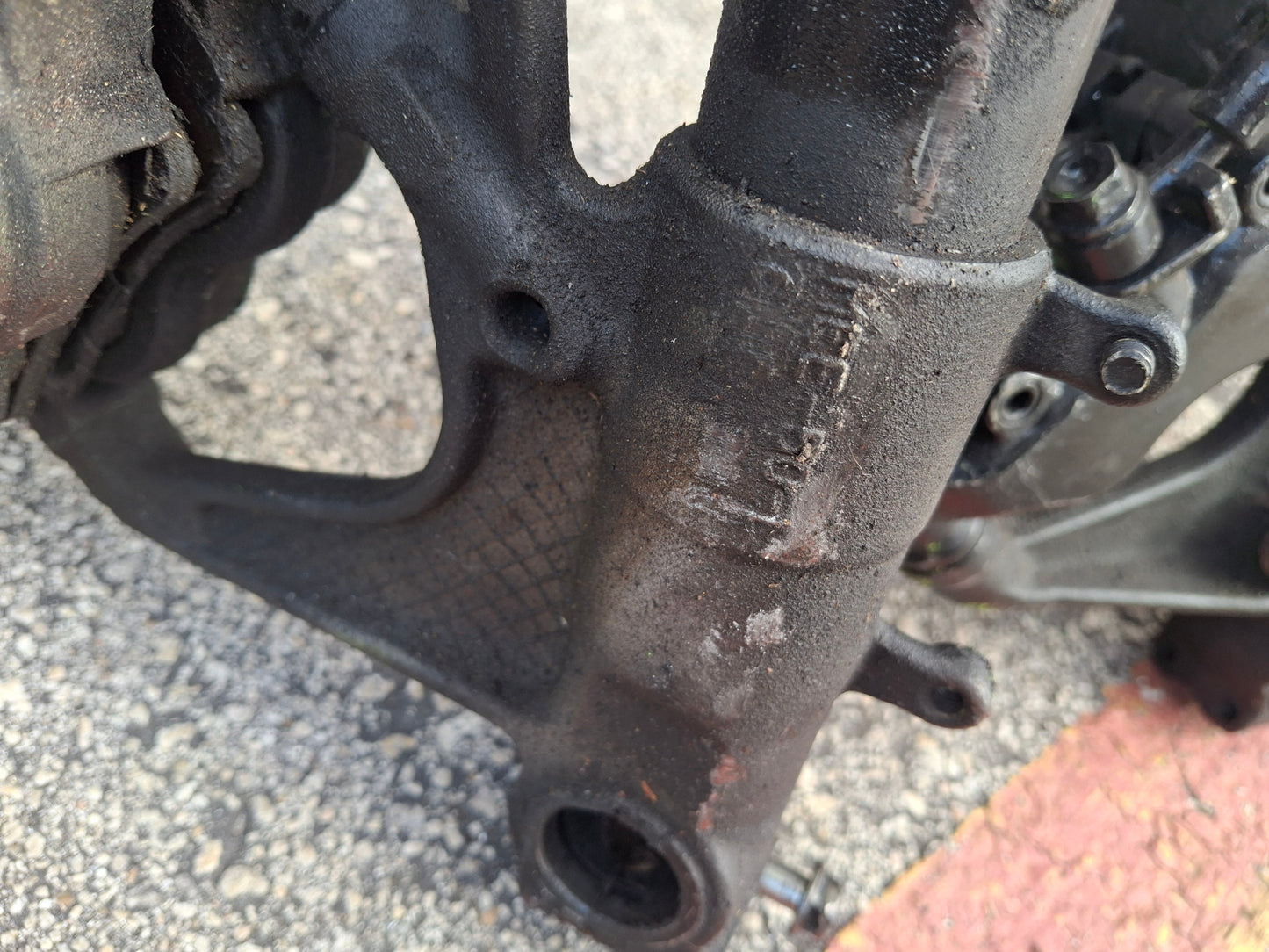 05 06 Honda CBR600RR Forks 600RR Front End Clip Ons Switches Triple Trees Calipers