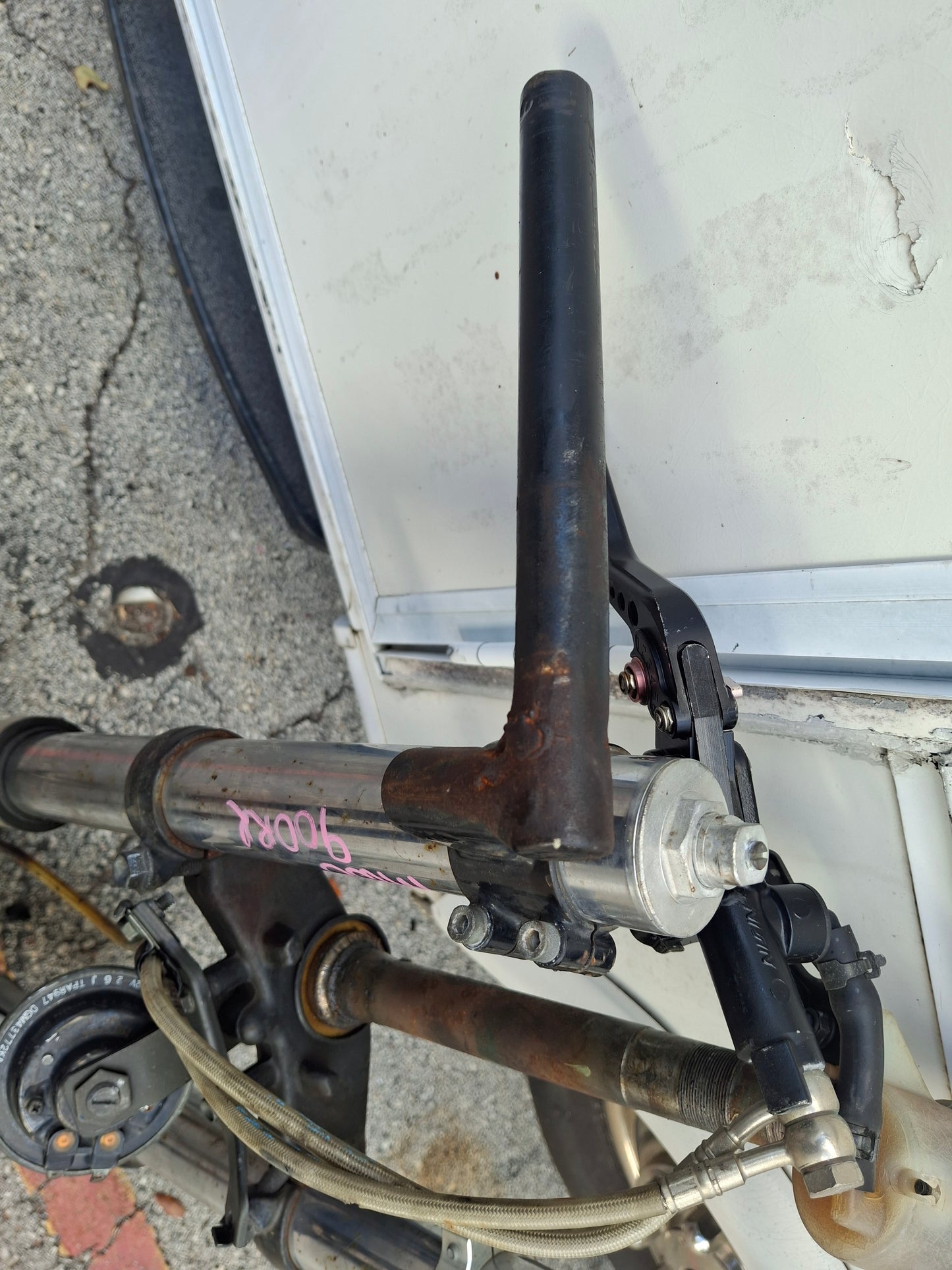 93 94 Honda CBR900RR Forks Clip-Ons Calipers Triple Tree Master Cylinder 900RR MWO