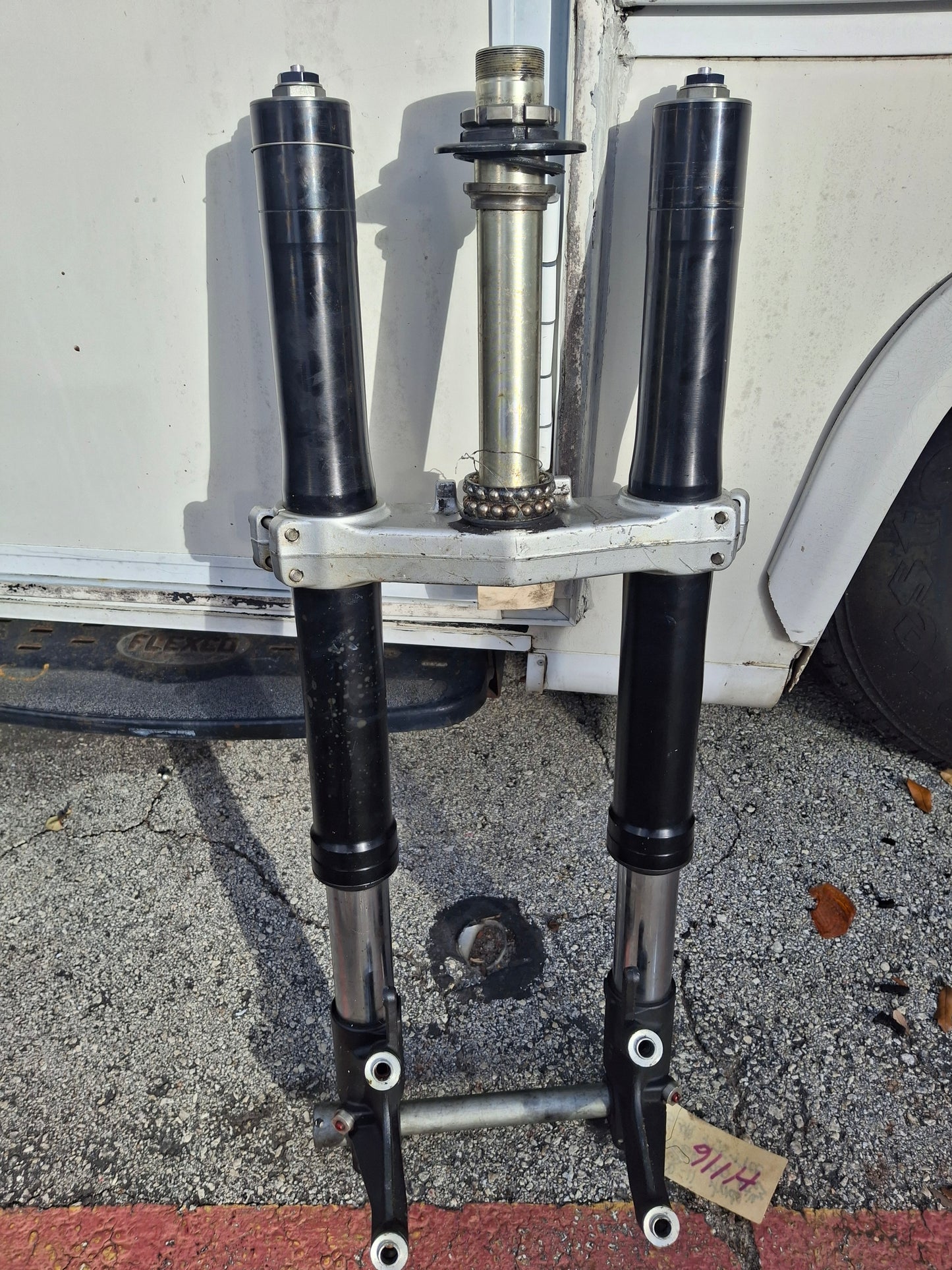 08-11 Honda CBR1000RR Forks CBR1000 Front End Lower Triple Tree Axle CBR 1000