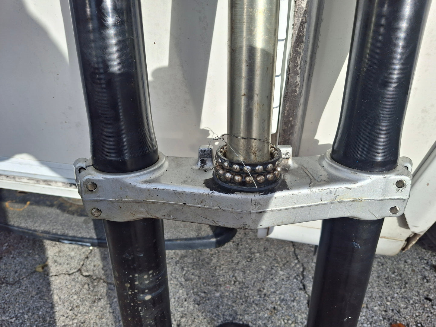 08-11 Honda CBR1000RR Forks CBR1000 Front End Lower Triple Tree Axle CBR 1000