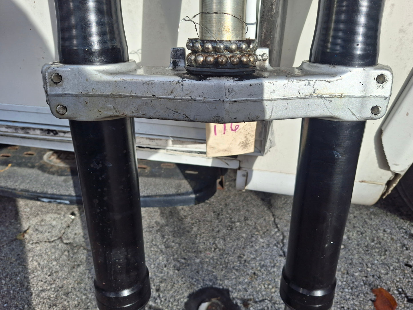 08-11 Honda CBR1000RR Forks CBR1000 Front End Lower Triple Tree Axle CBR 1000