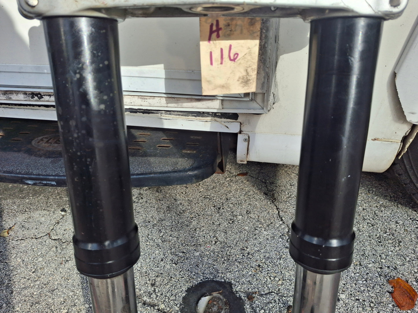 08-11 Honda CBR1000RR Forks CBR1000 Front End Lower Triple Tree Axle CBR 1000