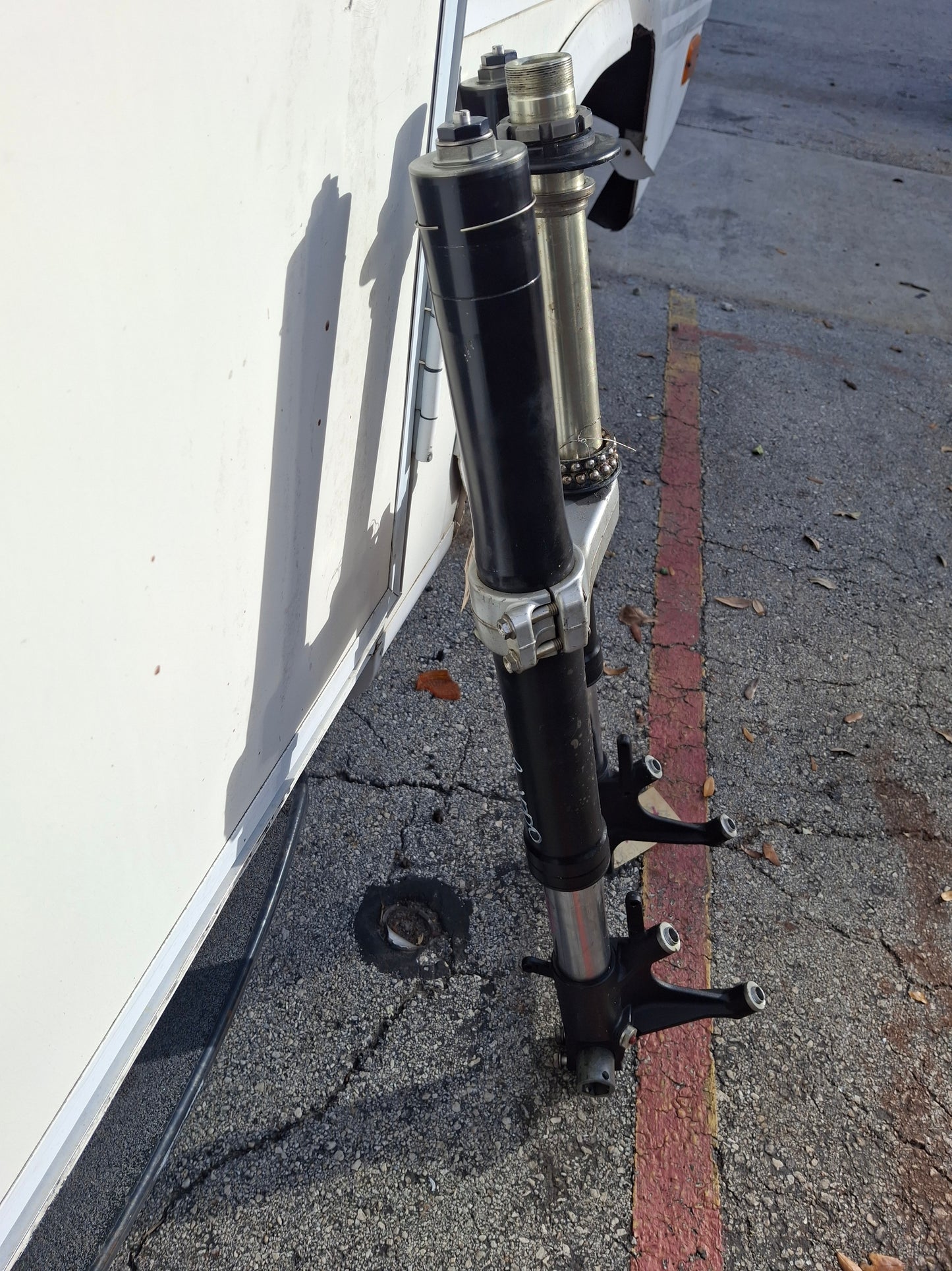 08-11 Honda CBR1000RR Forks CBR1000 Front End Lower Triple Tree Axle CBR 1000