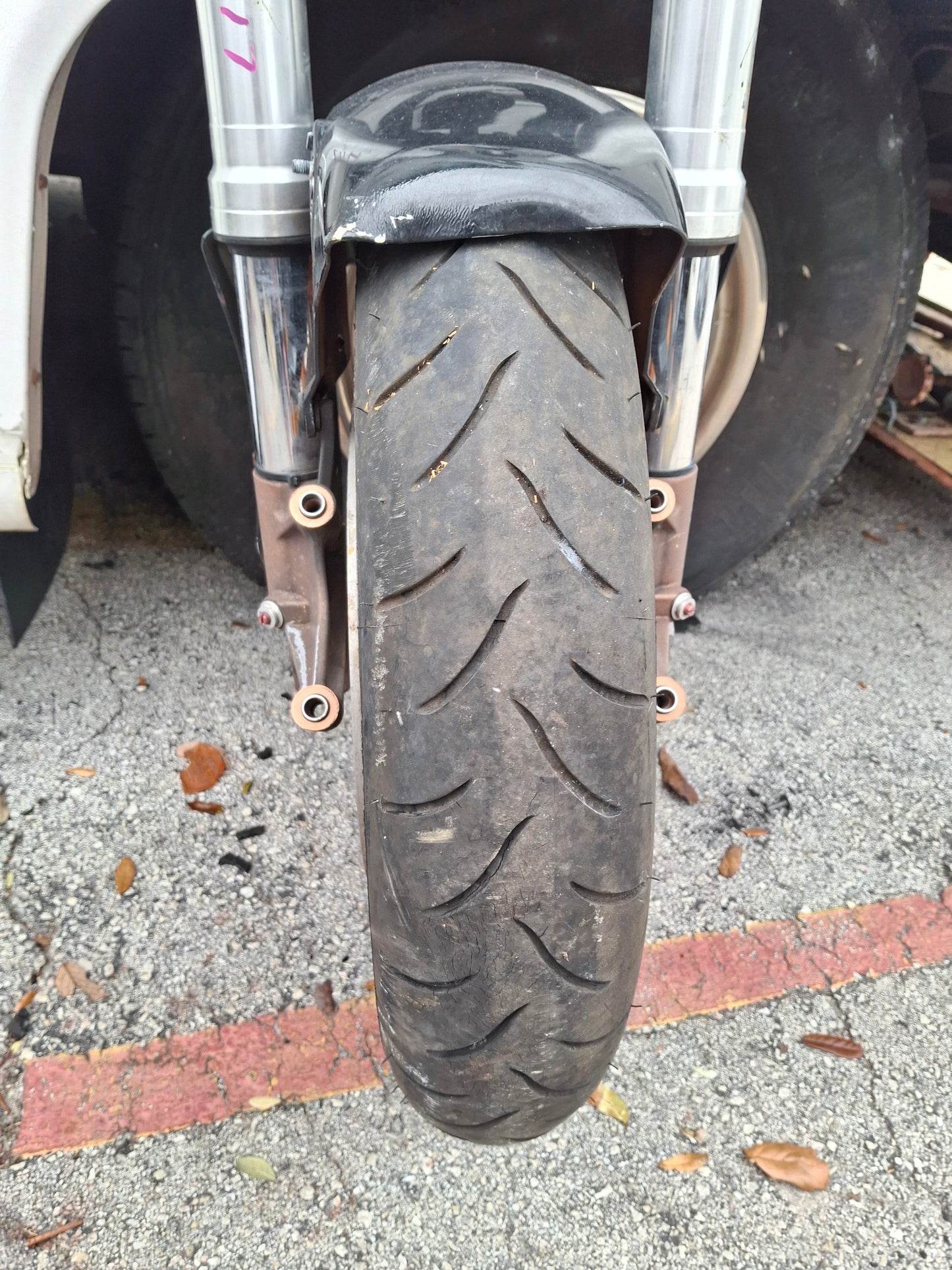 04-07 Honda CBR1000RR Forks CBR 1000 Front End Axle Triple Tree Front Rim Wheel