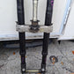 06 07 Kawasaki ZX-10 Forks Triple Tree Axle ZX10 Front End Suspension ZX-10R