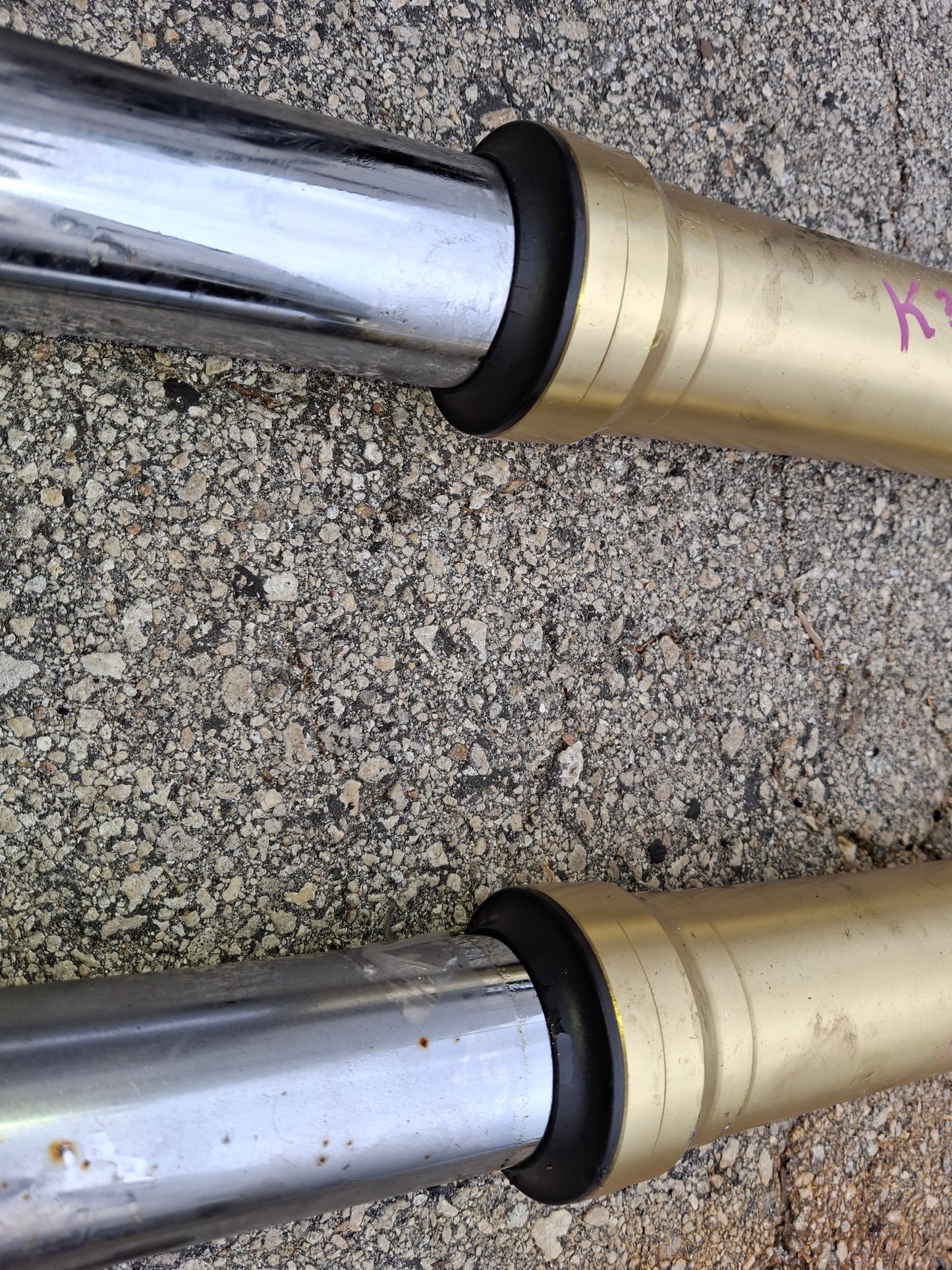 09 Kawasaki ZX-14 Forks ZX14 Front End ZX-14R Suspension 06-11