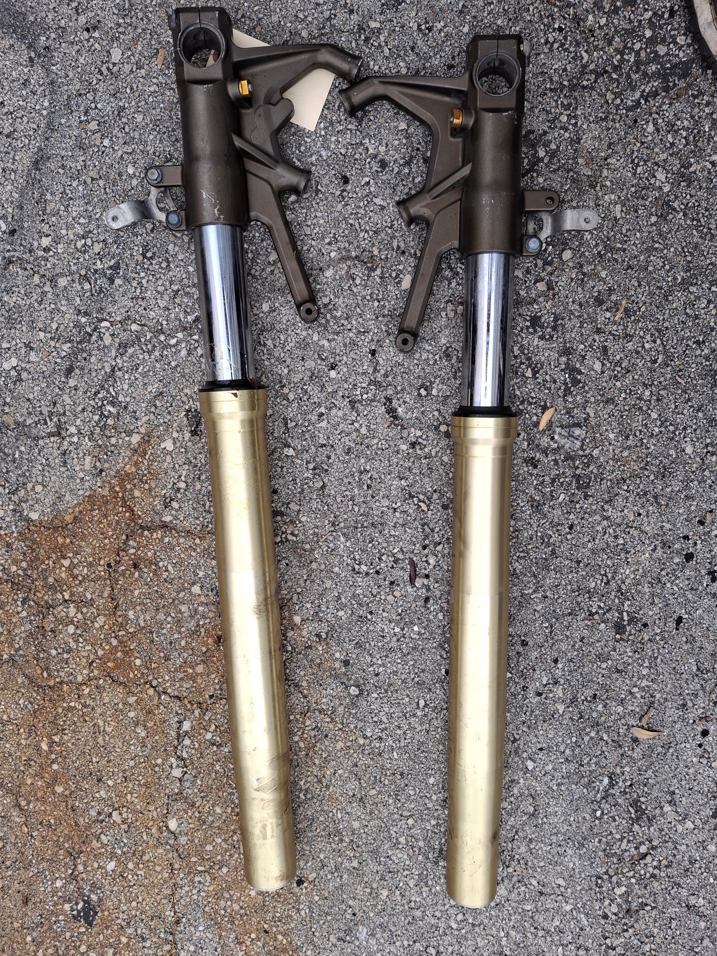 09 Kawasaki ZX-14 Forks ZX14 Front End ZX-14R Suspension 06-11