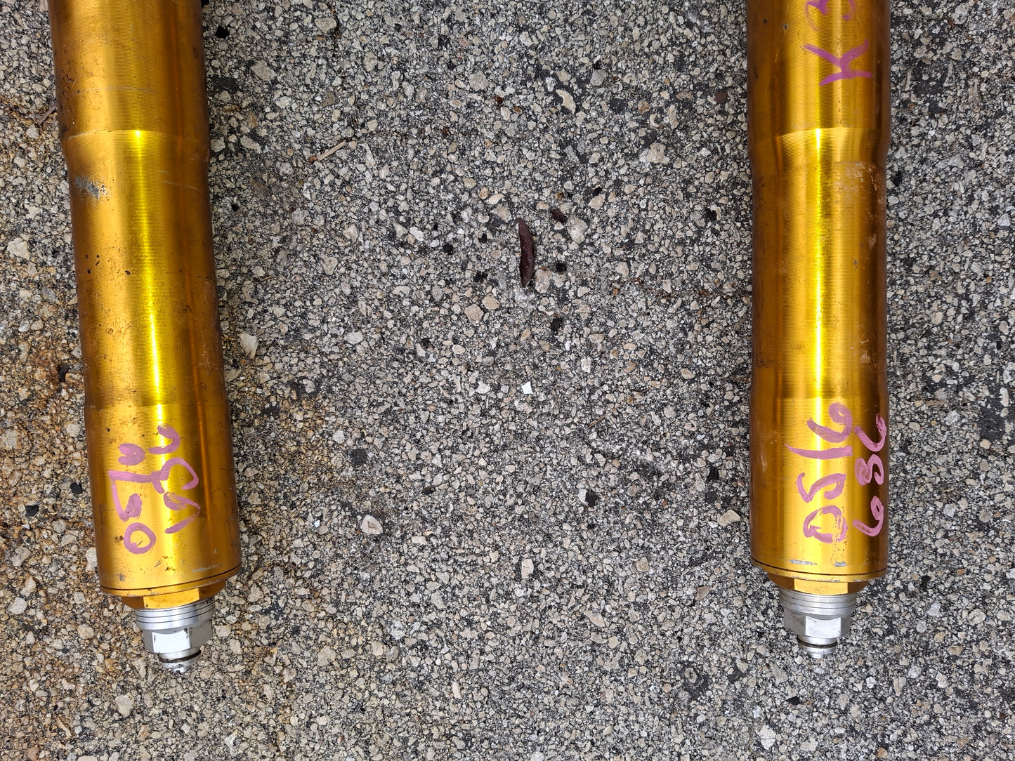 05 06 Kawasaki 636 Forks ZX636 Front End ZX-6R Suspension K176