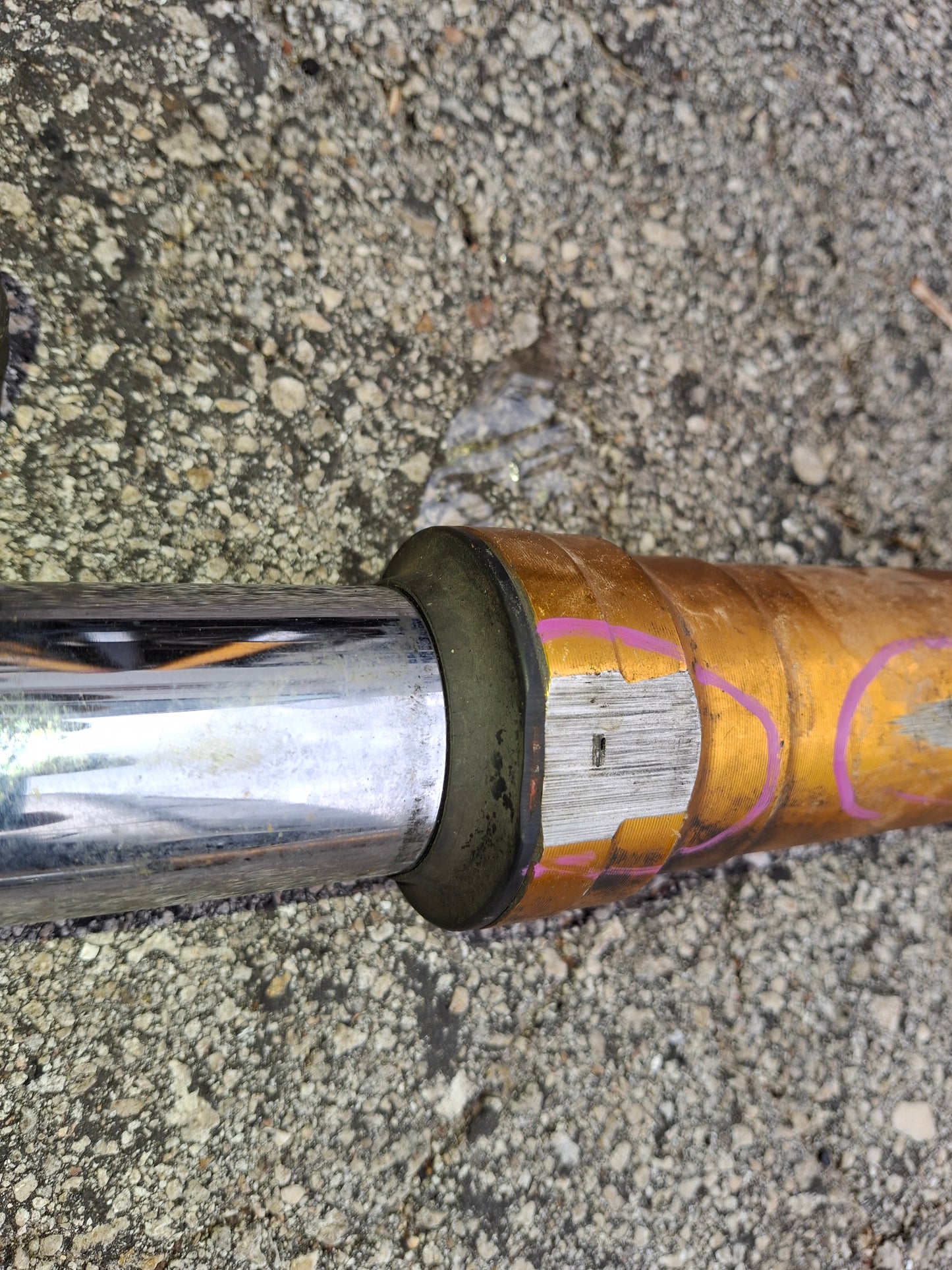 05 06 Kawasaki 636 Forks ZX636 Front End ZX-6R Suspension K176