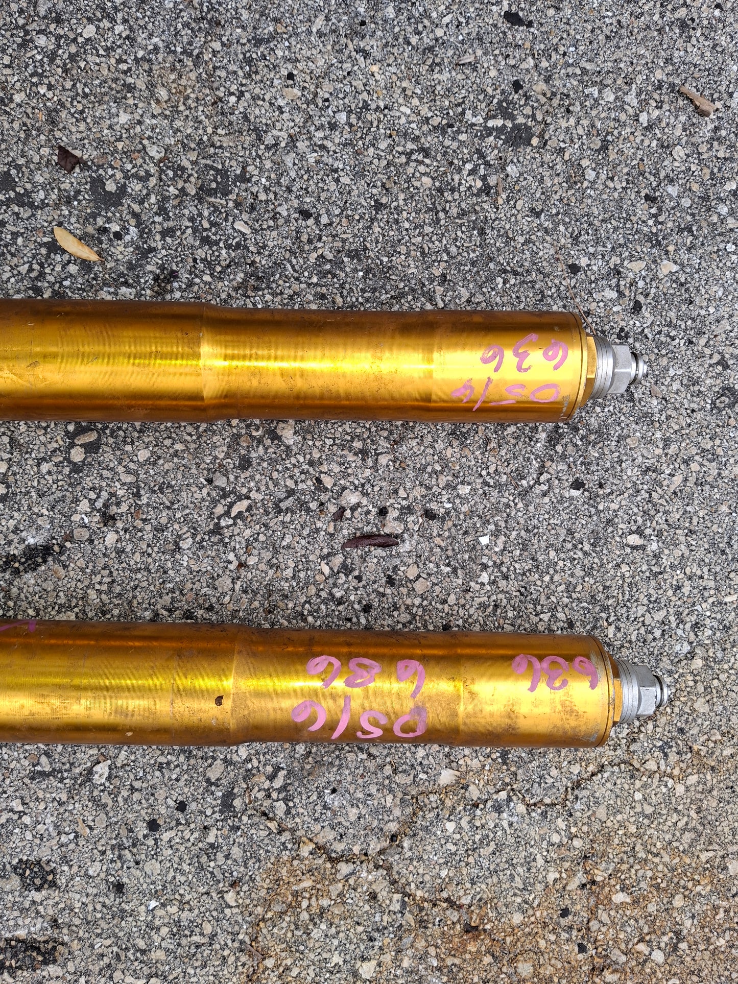 05 06 Kawasaki 636 Forks ZX636 Front End ZX-6R Suspension K176