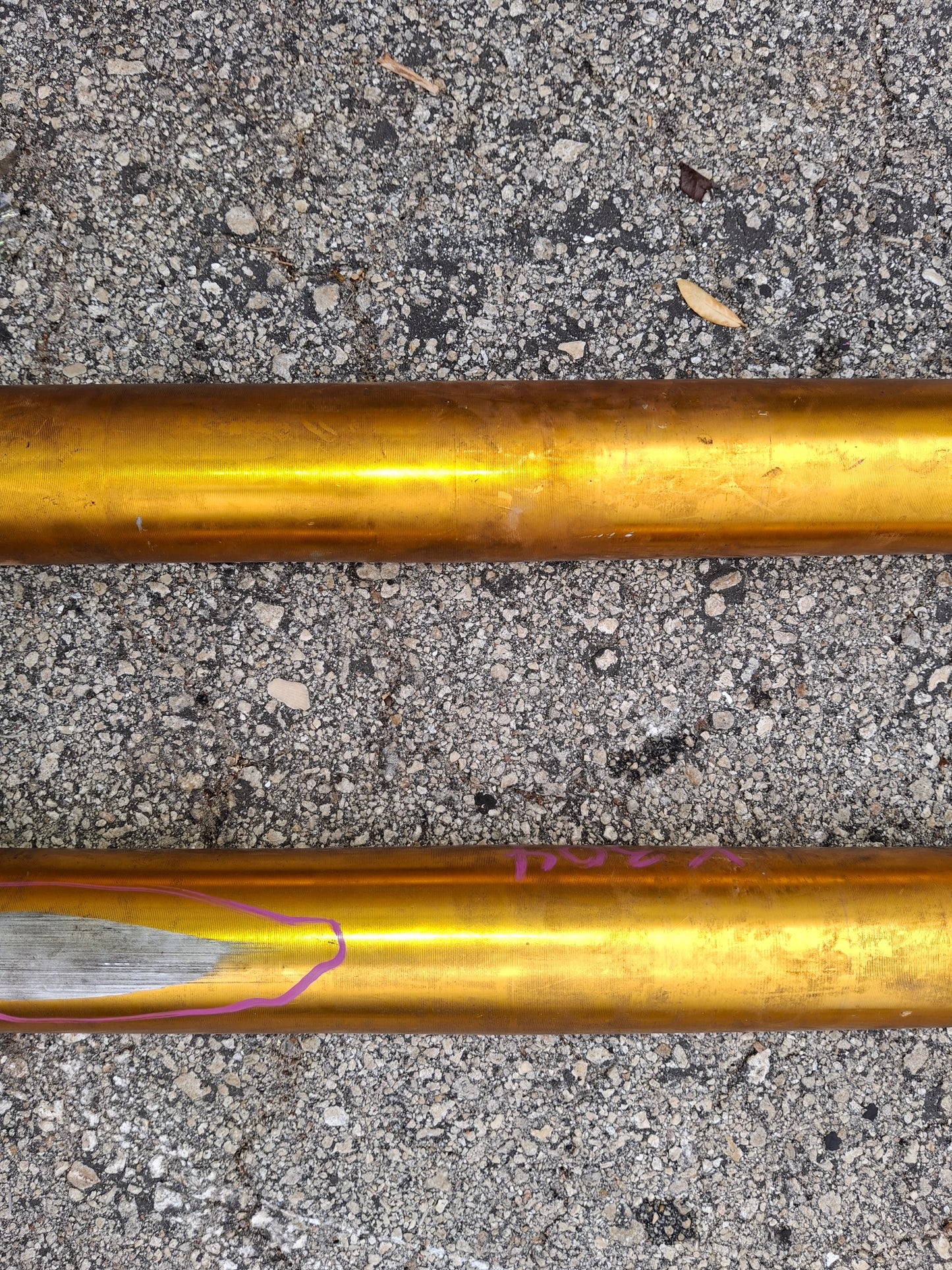 05 06 Kawasaki 636 Forks ZX636 Front End ZX-6R Suspension K176