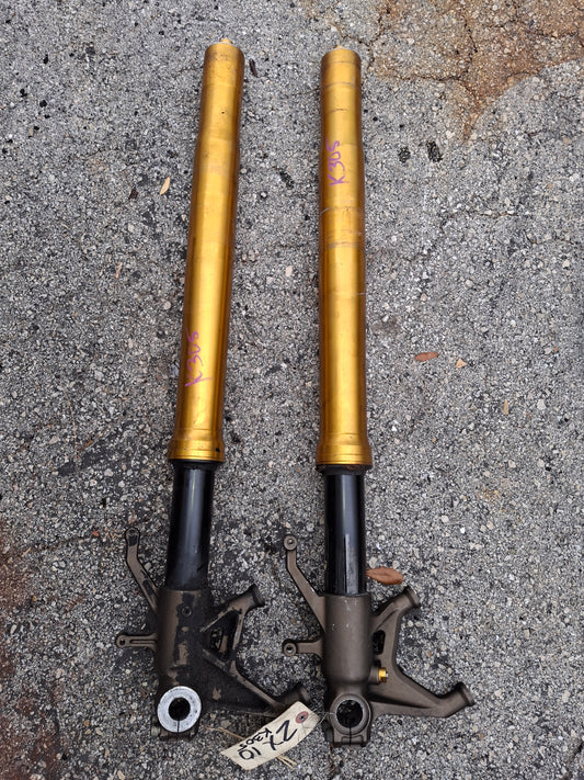 06-07 Kawasaki ZX-10 Forks ZX10 Front End Zx-10R Suspension K1001