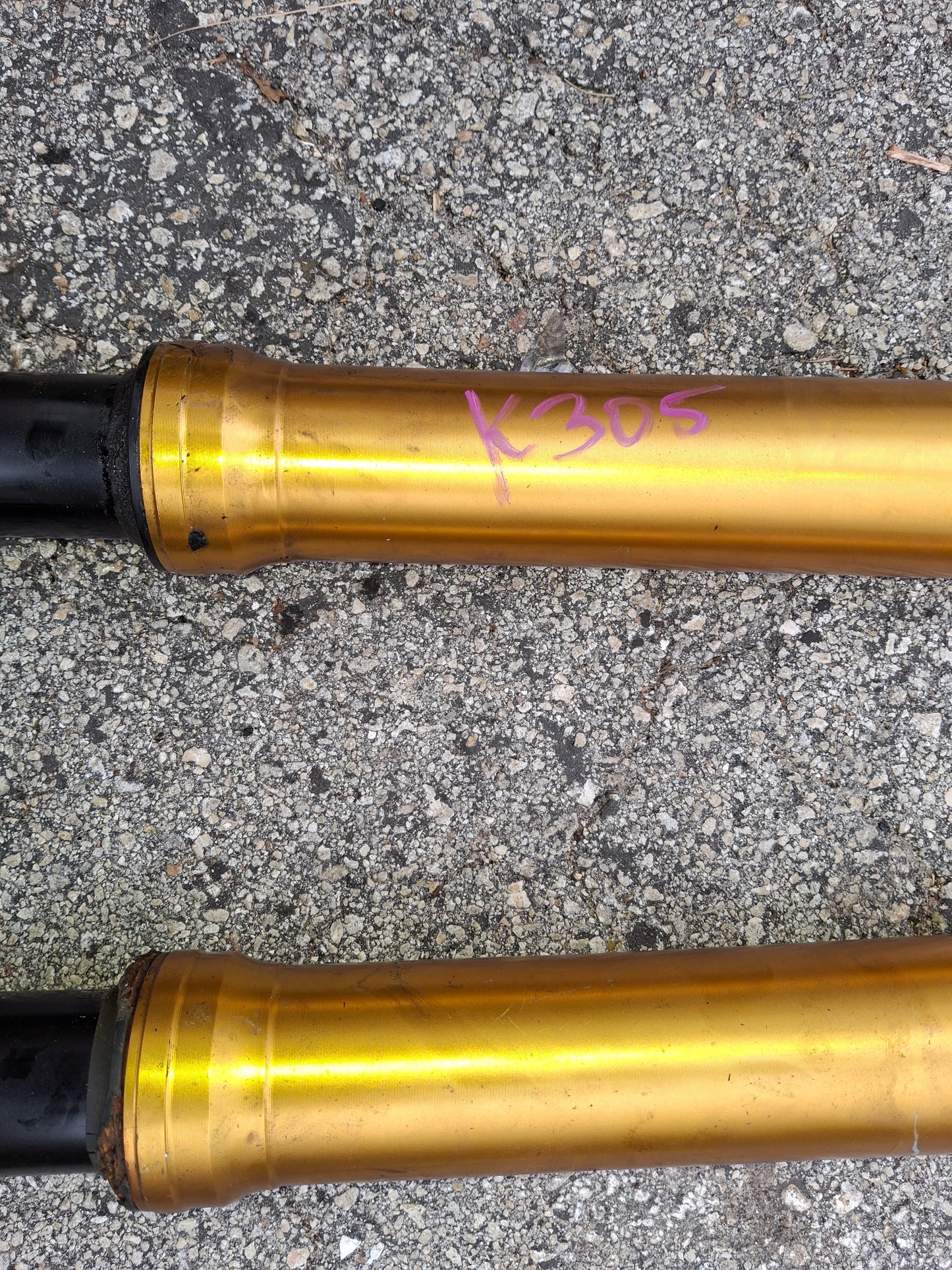 06-07 Kawasaki ZX-10 Forks ZX10 Front End Zx-10R Suspension K1001