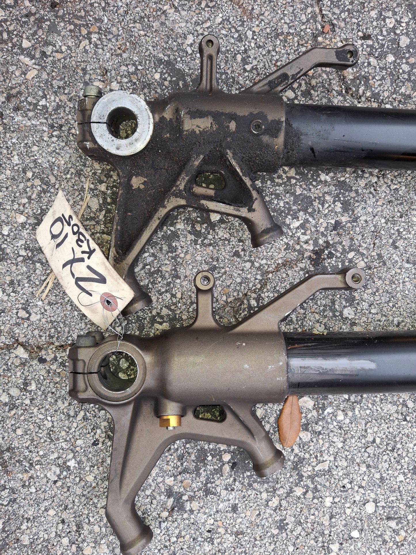 06-07 Kawasaki ZX-10 Forks ZX10 Front End Zx-10R Suspension K1001