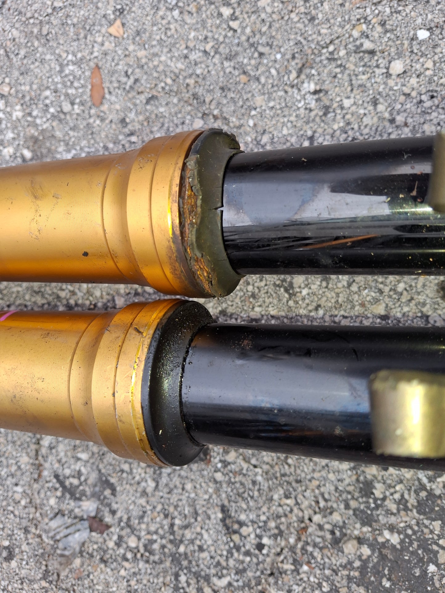 06-07 Kawasaki ZX-10 Forks ZX10 Front End Zx-10R Suspension K1001