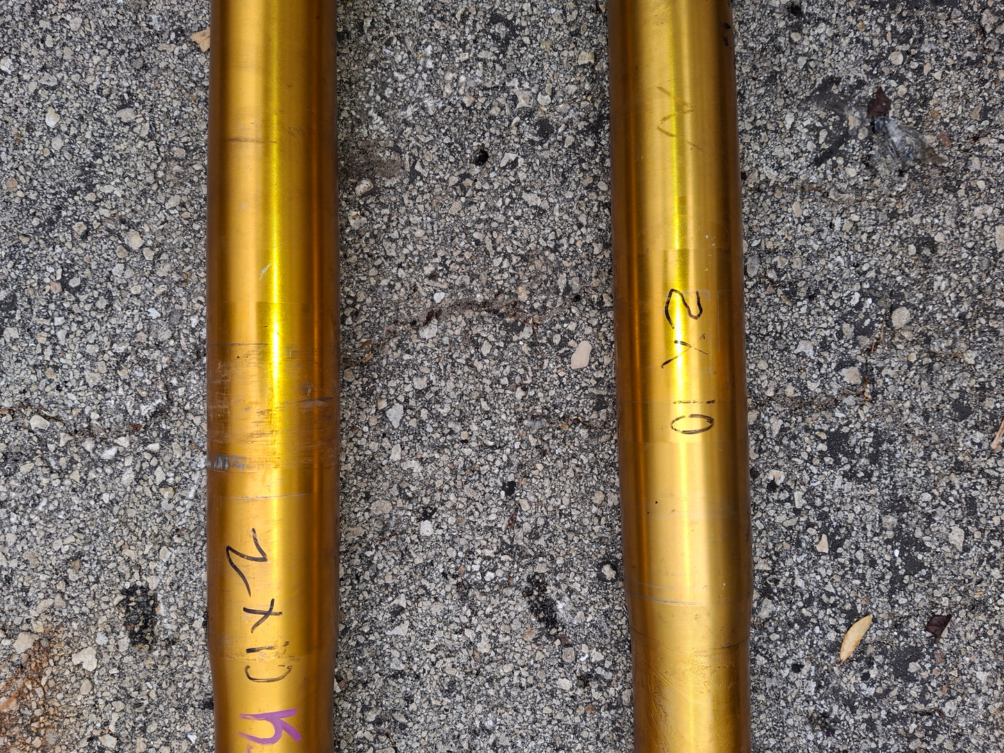 06-07 Kawasaki ZX-10 Forks ZX10 Front End Zx-10R Suspension K1001