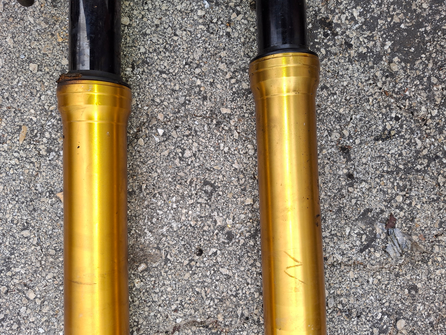 06-07 Kawasaki ZX-10 Forks ZX10 Front End Zx-10R Suspension K1001