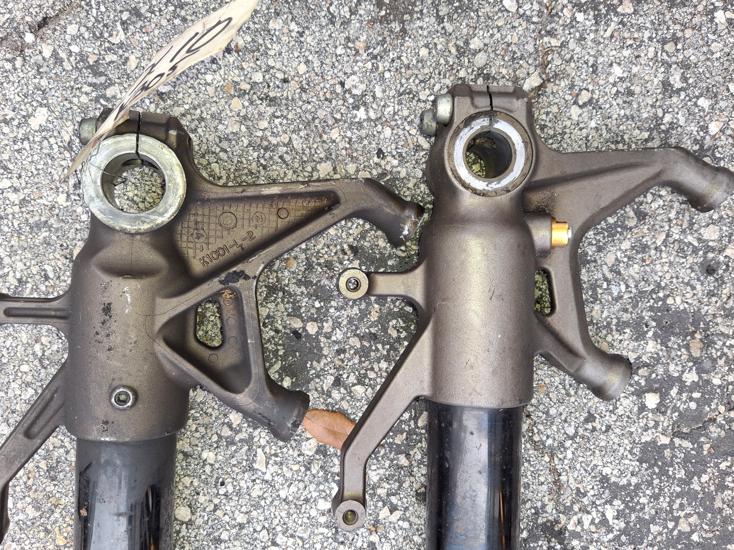 06-07 Kawasaki ZX-10 Forks ZX10 Front End Zx-10R Suspension K1001