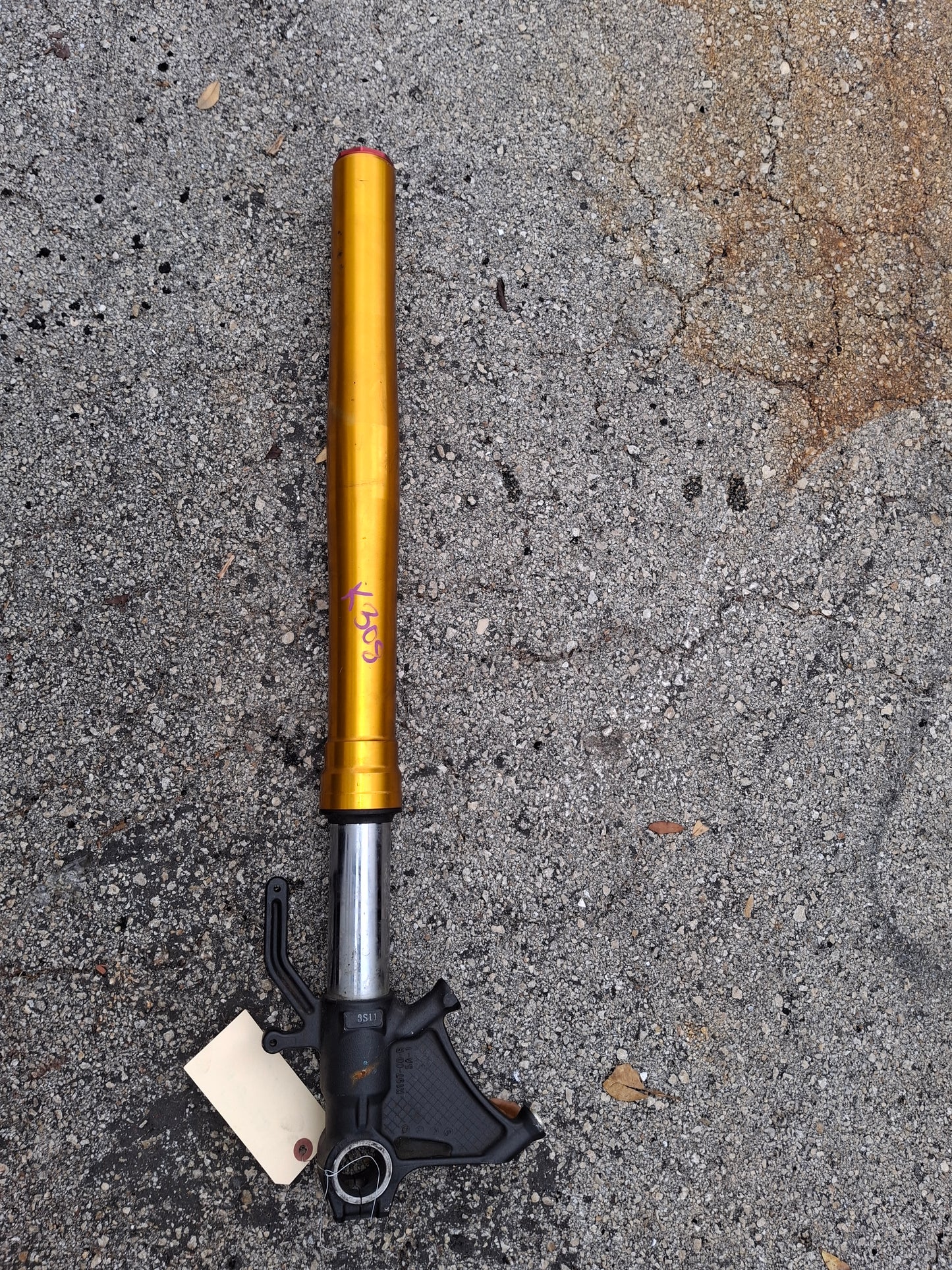 11-15 Kawasaki ZX-10 Right Fork ZX-10R Forks ZX10 Suspension K197-00-R