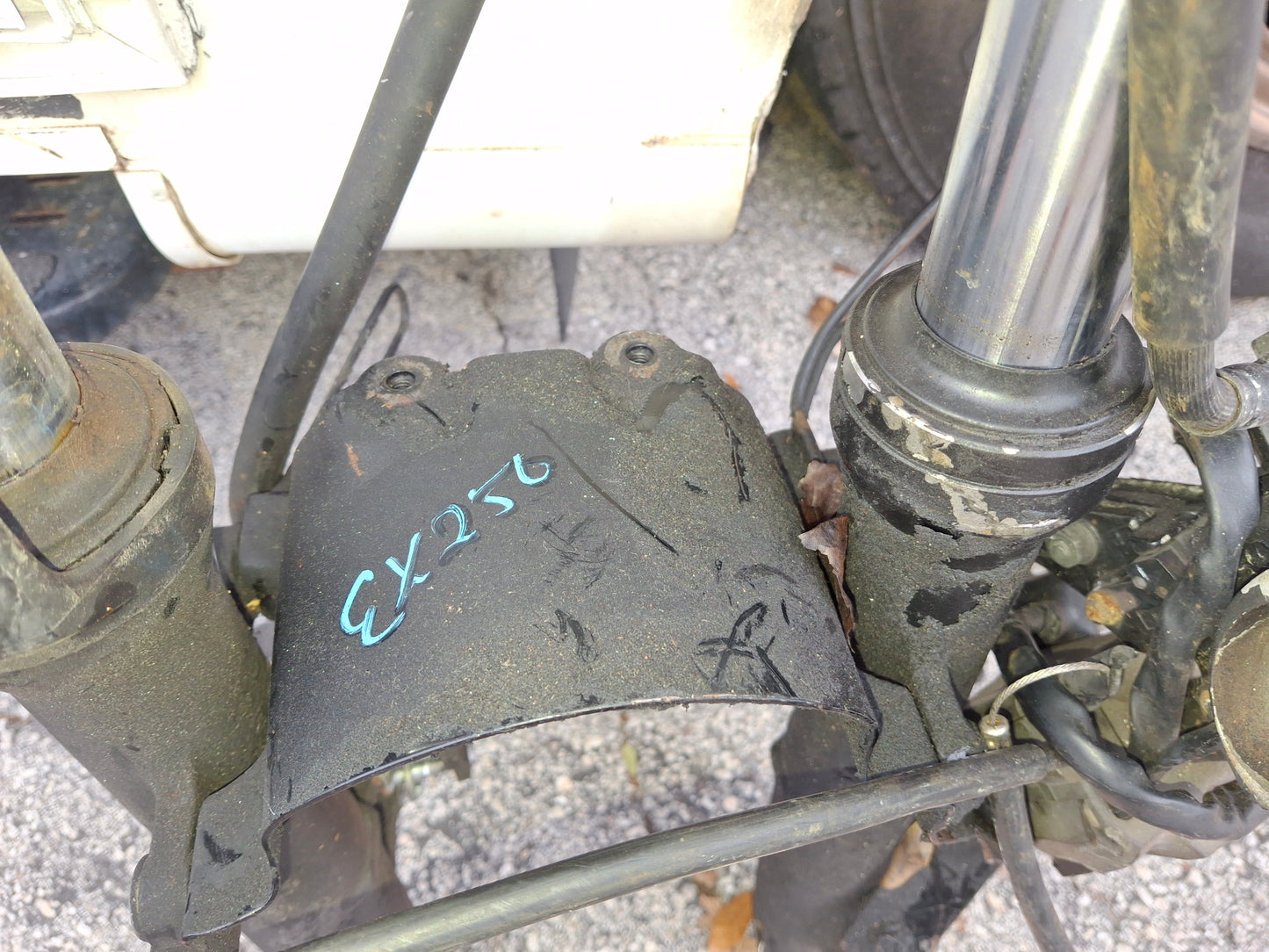 Kawasaki EX250 Forks Ninja 250 Front End Suspension 1 Clip On Start Switch Tree