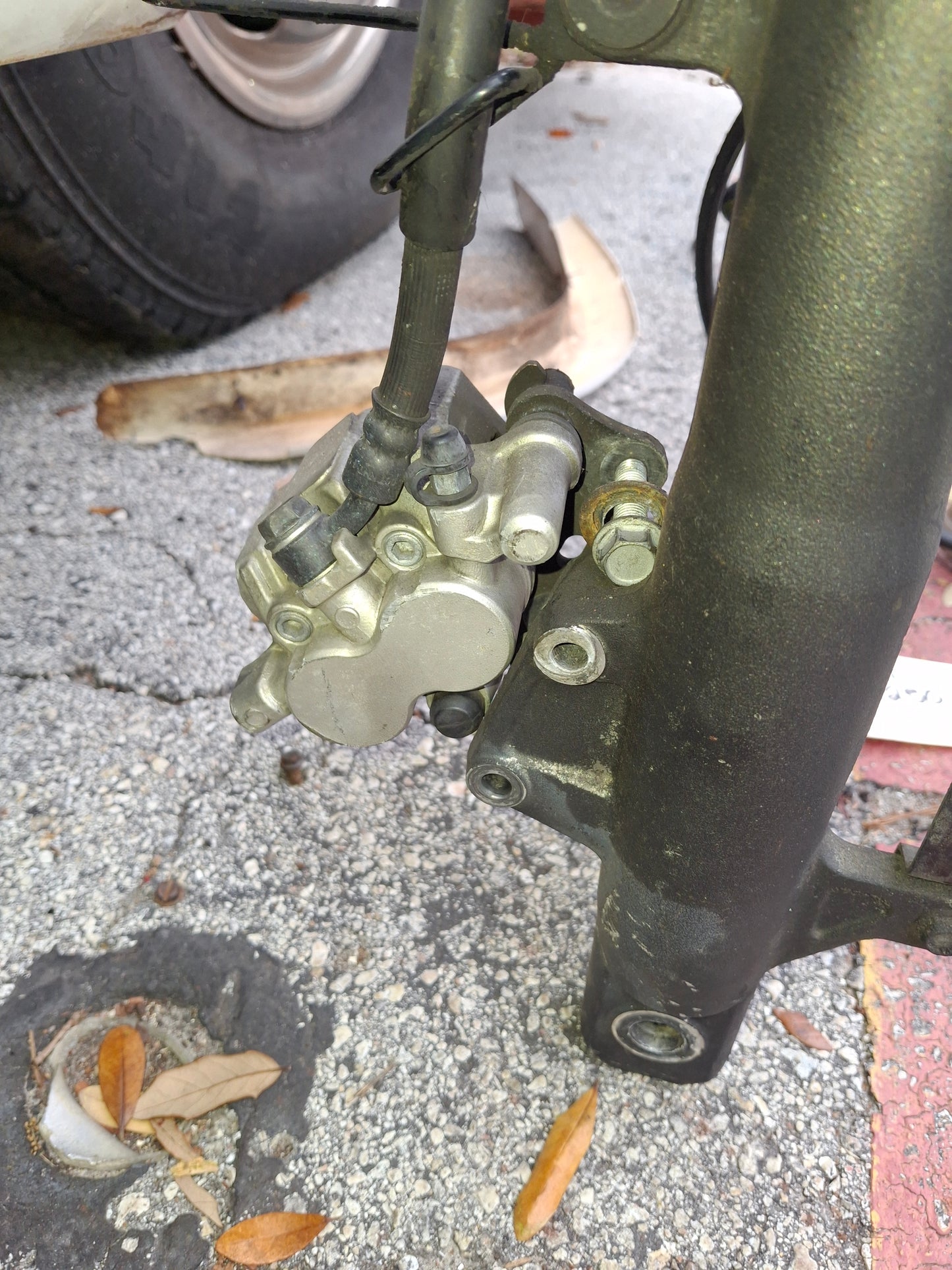 Kawasaki EX250 Forks Ninja 250 Front End Suspension 1 Clip On Start Switch Tree