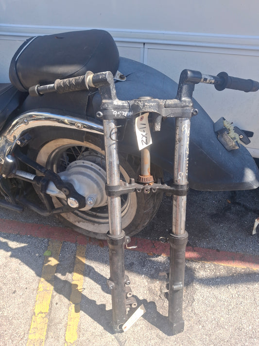 Kawasaki ZX-11 Forks GPZ1100 Front End ZX11 Triple Trees Clip-ons Handle Bars