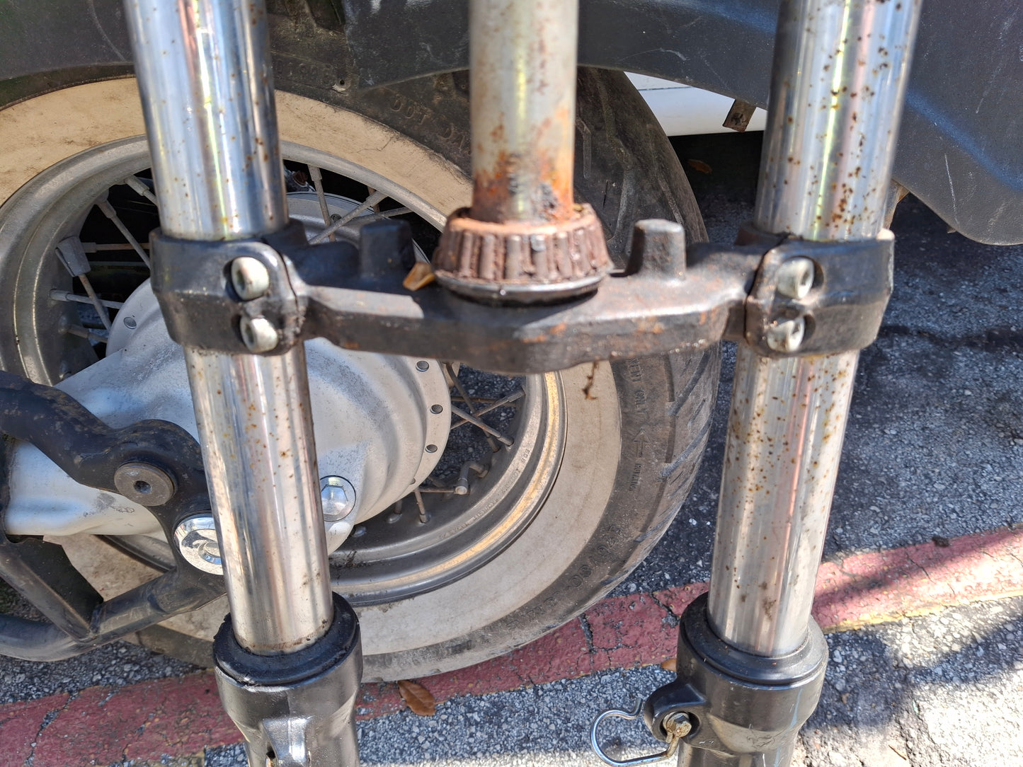 Kawasaki ZX-11 Forks GPZ1100 Front End ZX11 Triple Trees Clip-ons Handle Bars