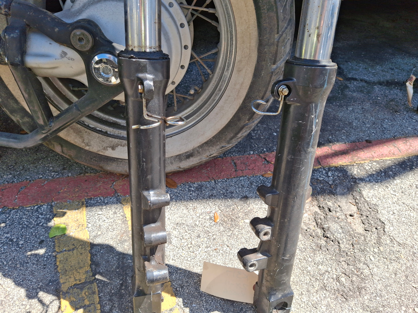 Kawasaki ZX-11 Forks GPZ1100 Front End ZX11 Triple Trees Clip-ons Handle Bars