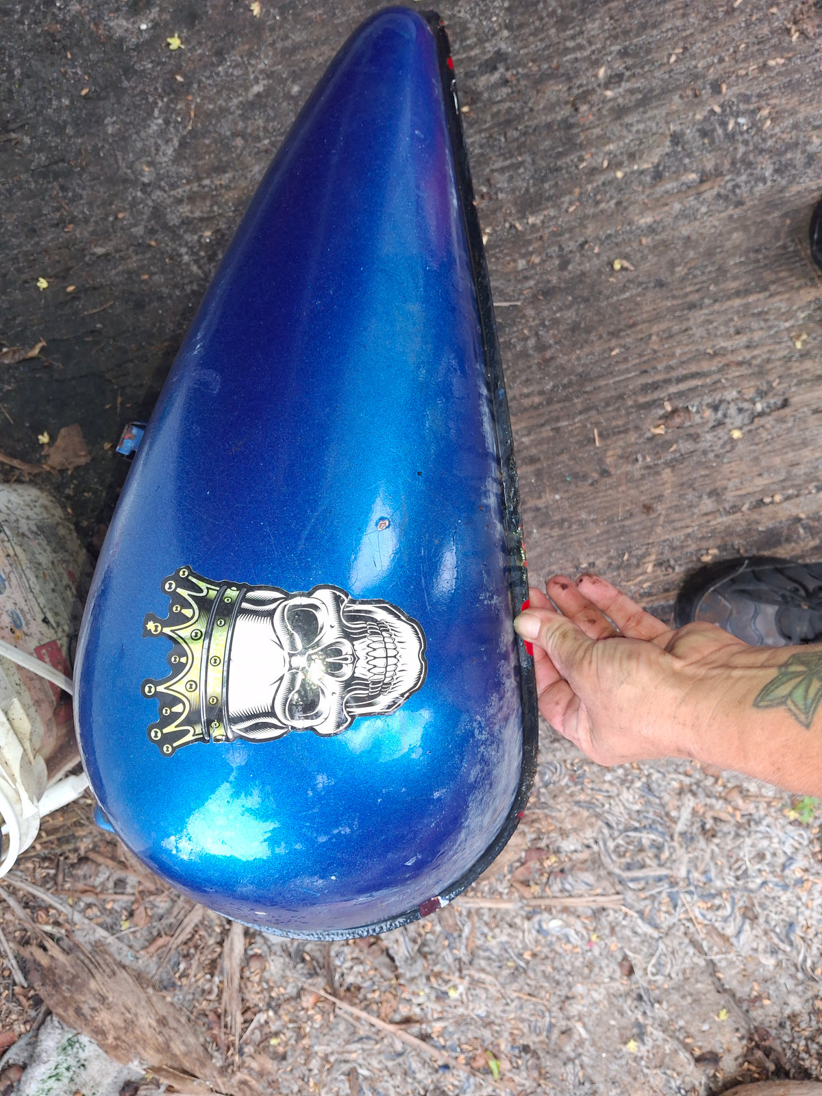 98 Kawasaki Vulcan 1500 Gas Tank VN1500 Fuel Tank Petrol VN1500D VN 1500 KC7