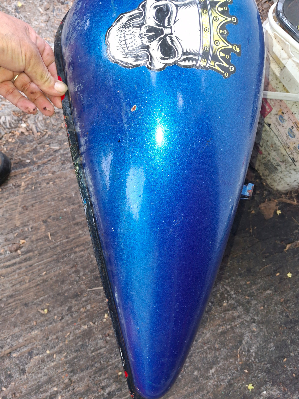 98 Kawasaki Vulcan 1500 Gas Tank VN1500 Fuel Tank Petrol VN1500D VN 1500 KC7