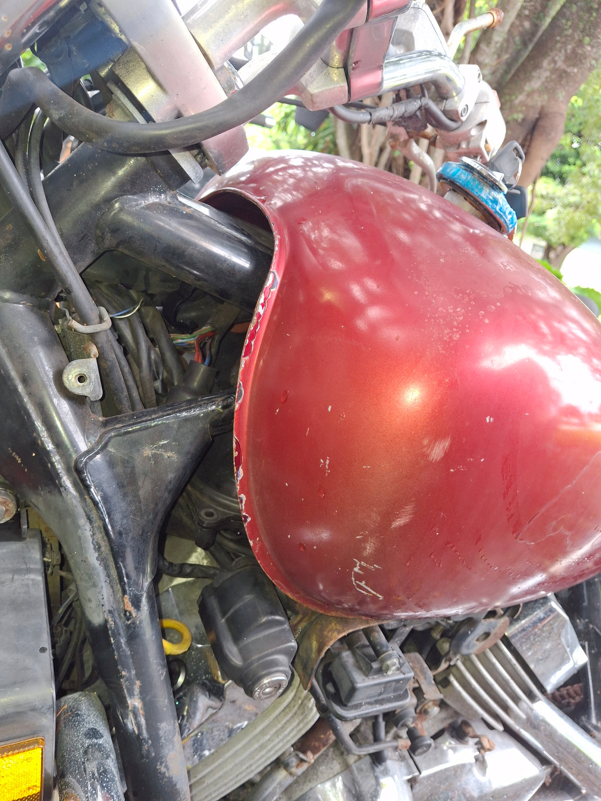 94-03 Honda Magna 750 Gas Tank VF750 VF 750 Fuel Petrol Cell HC16