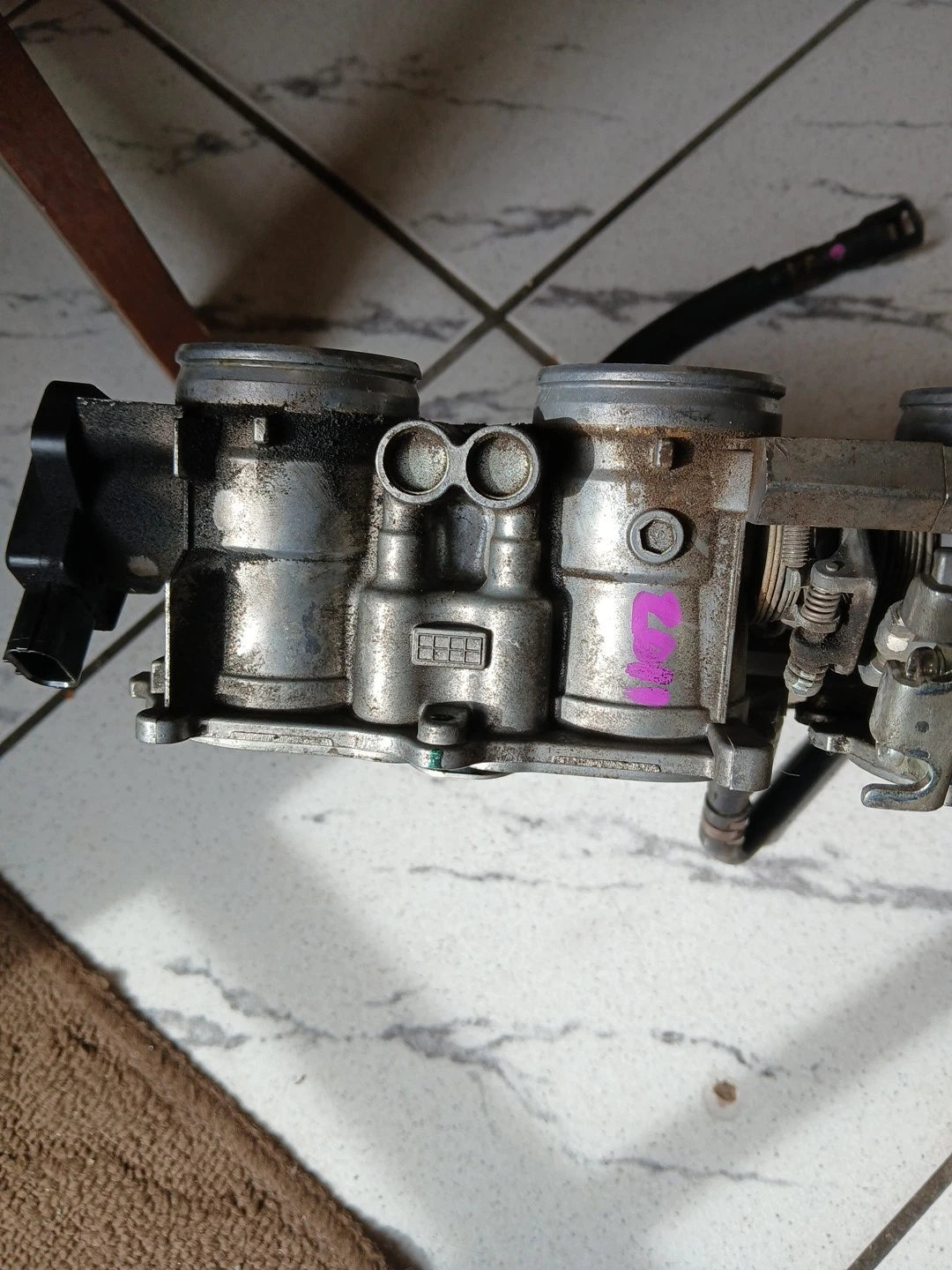 2011 Honda CBR600RR Throttle Bodies CBR 600 Fuel Injectors 600RR TPS Sensor