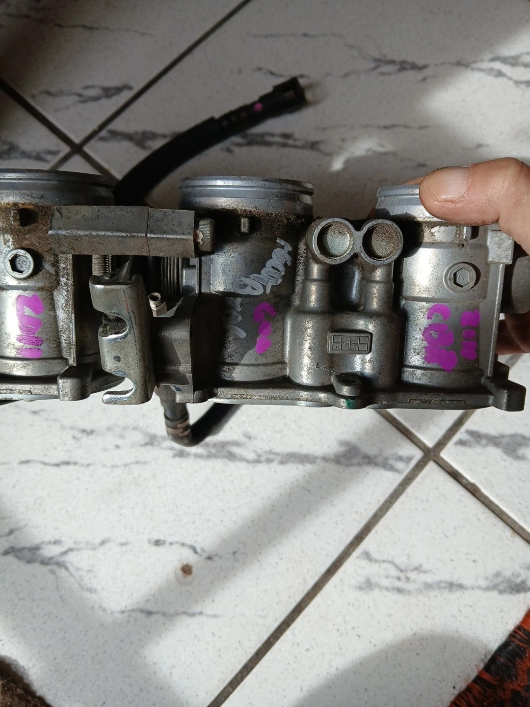 2011 Honda CBR600RR Throttle Bodies CBR 600 Fuel Injectors 600RR TPS Sensor