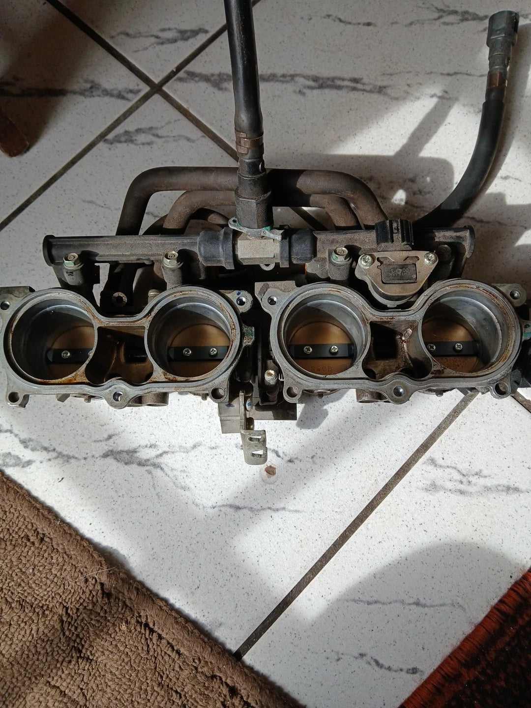 2011 Honda CBR600RR Throttle Bodies CBR 600 Fuel Injectors 600RR TPS Sensor