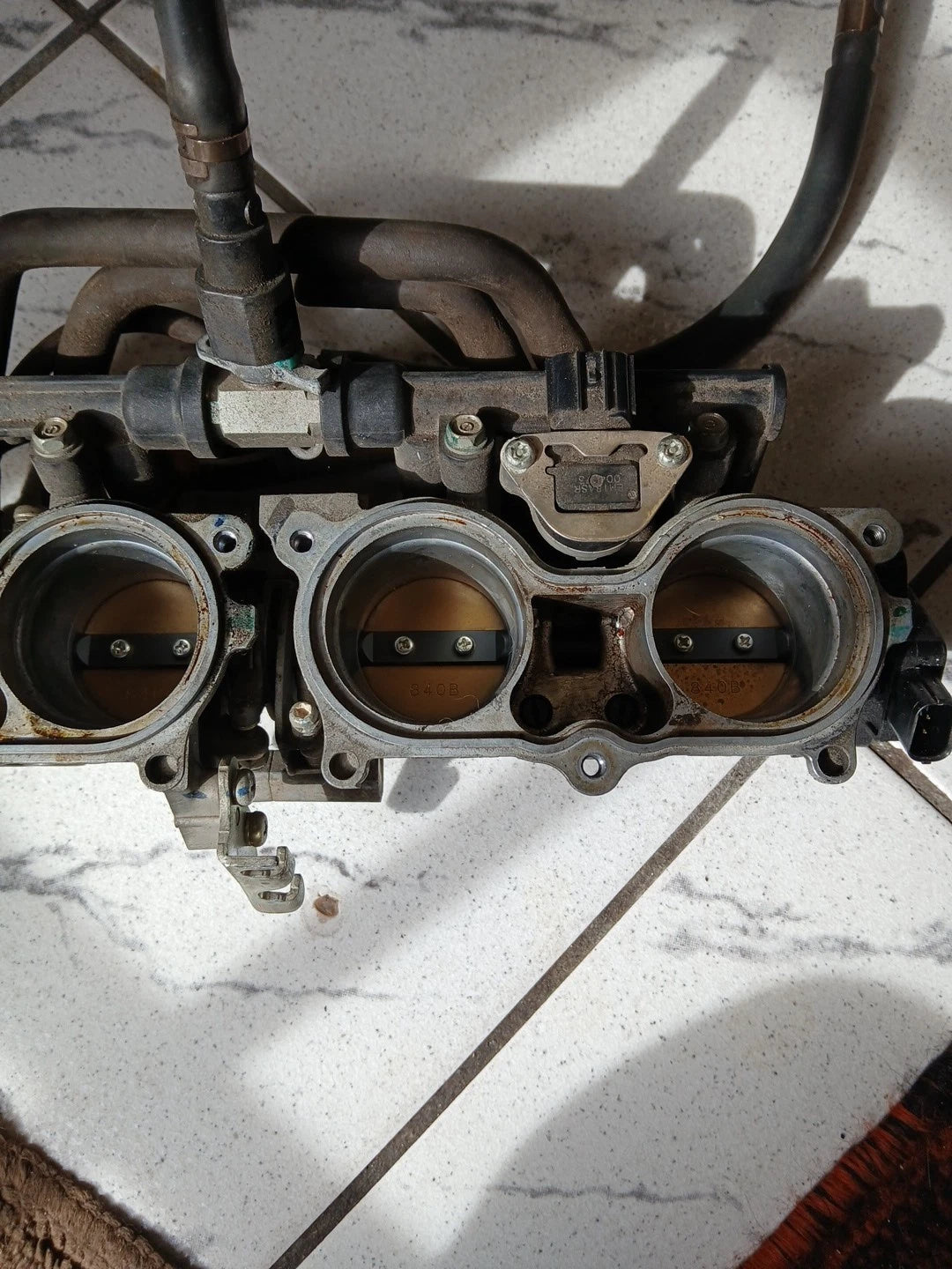 2011 Honda CBR600RR Throttle Bodies CBR 600 Fuel Injectors 600RR TPS Sensor