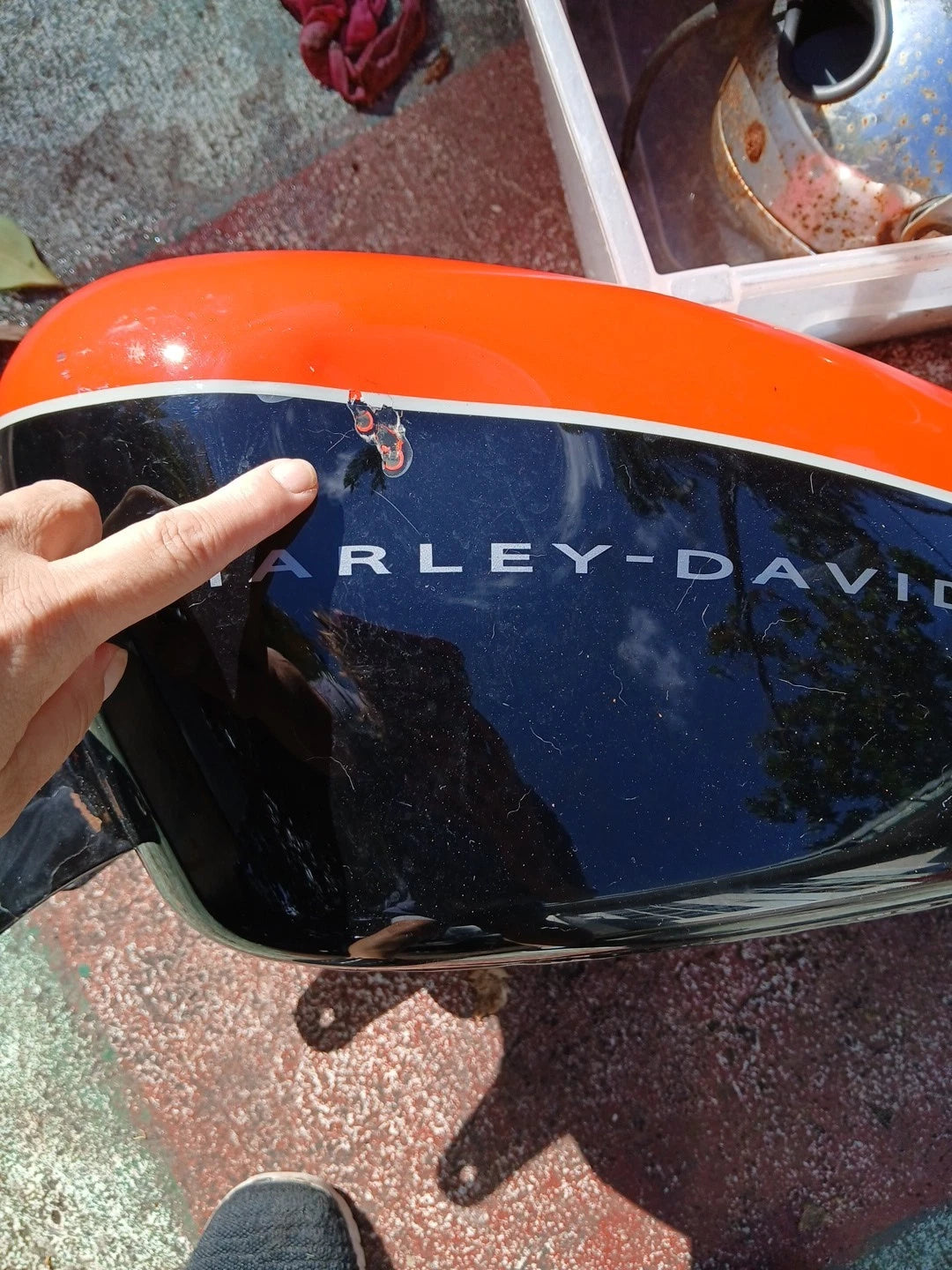 SOLD SOLD 2018 Harley Davidson Sportster Fuel Injected Fuel Petrol Tank Gas Tank